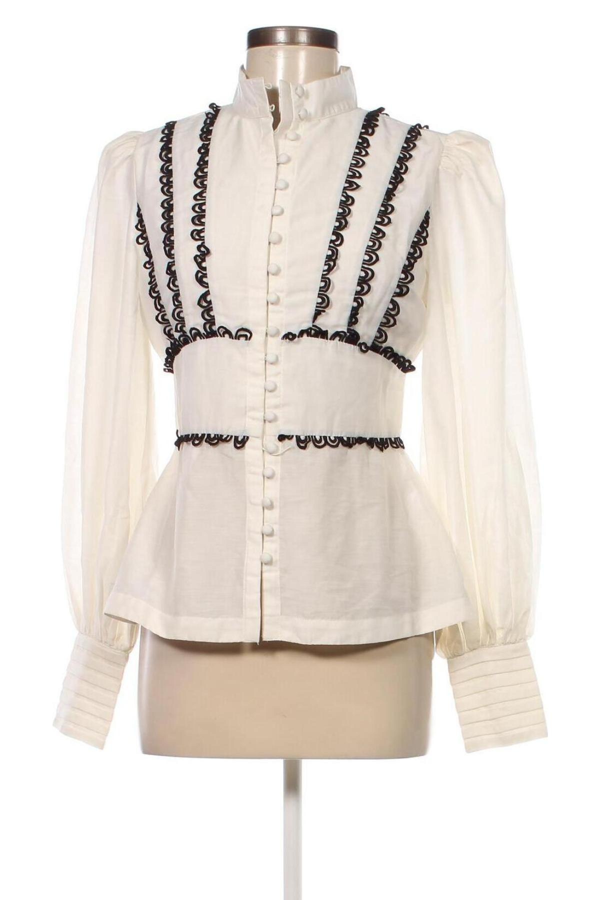 Γυναικείο πουκάμισο Karen Millen, Μέγεθος M, Χρώμα Εκρού, Τιμή 97,94 €