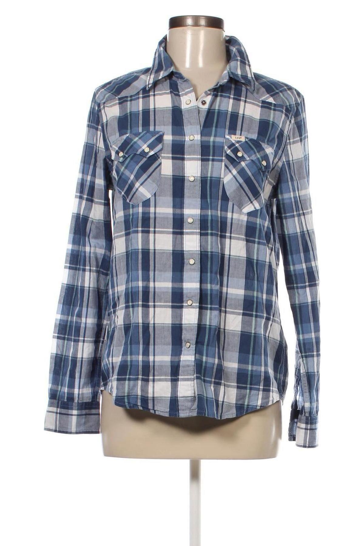 Γυναικείο πουκάμισο Lee, Μέγεθος M, Χρώμα Μπλέ, Τιμή 11,88 €