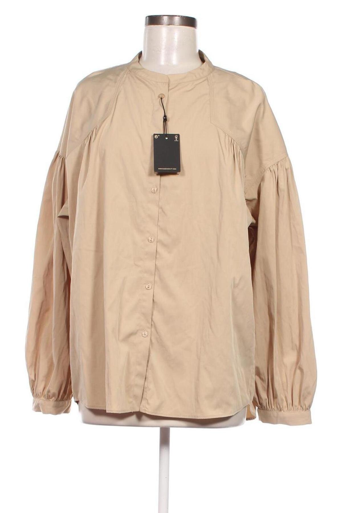 Γυναικείο πουκάμισο Massimo Dutti, Μέγεθος L, Χρώμα  Μπέζ, Τιμή 23,01 €