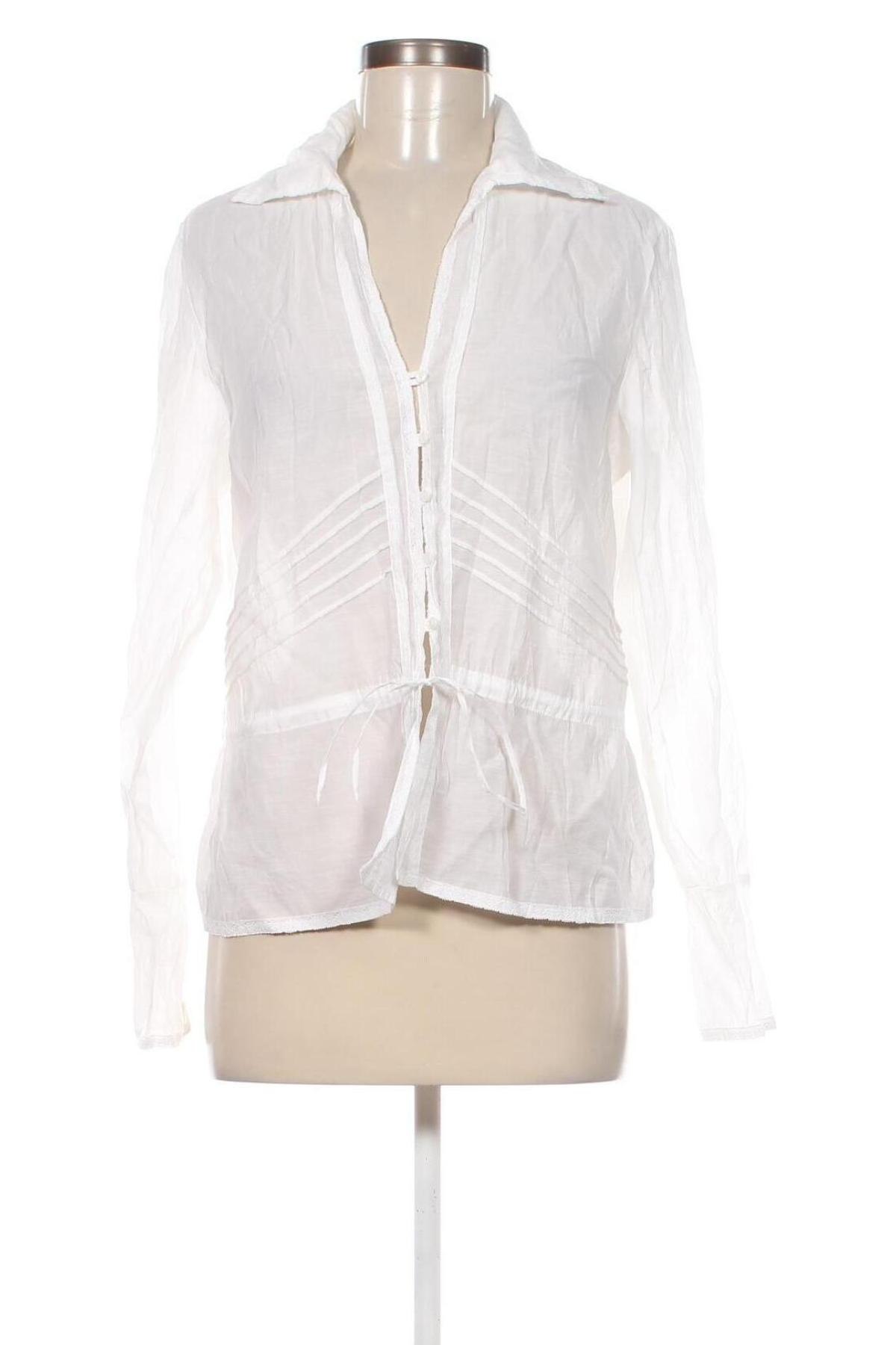 Γυναικείο πουκάμισο Modee, Μέγεθος L, Χρώμα Λευκό, Τιμή 21,03 €