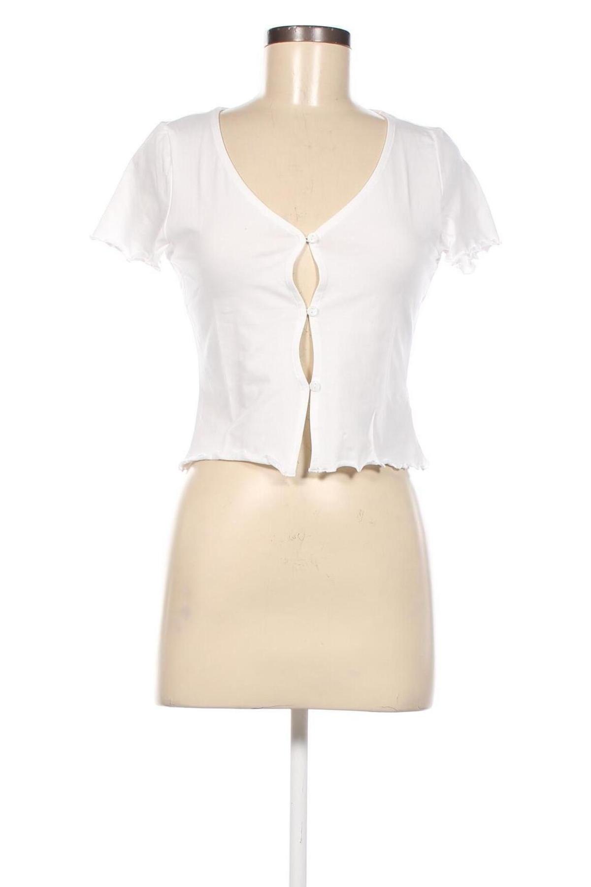 Γυναικείο πουκάμισο Monki, Μέγεθος M, Χρώμα Λευκό, Τιμή 7,22 €