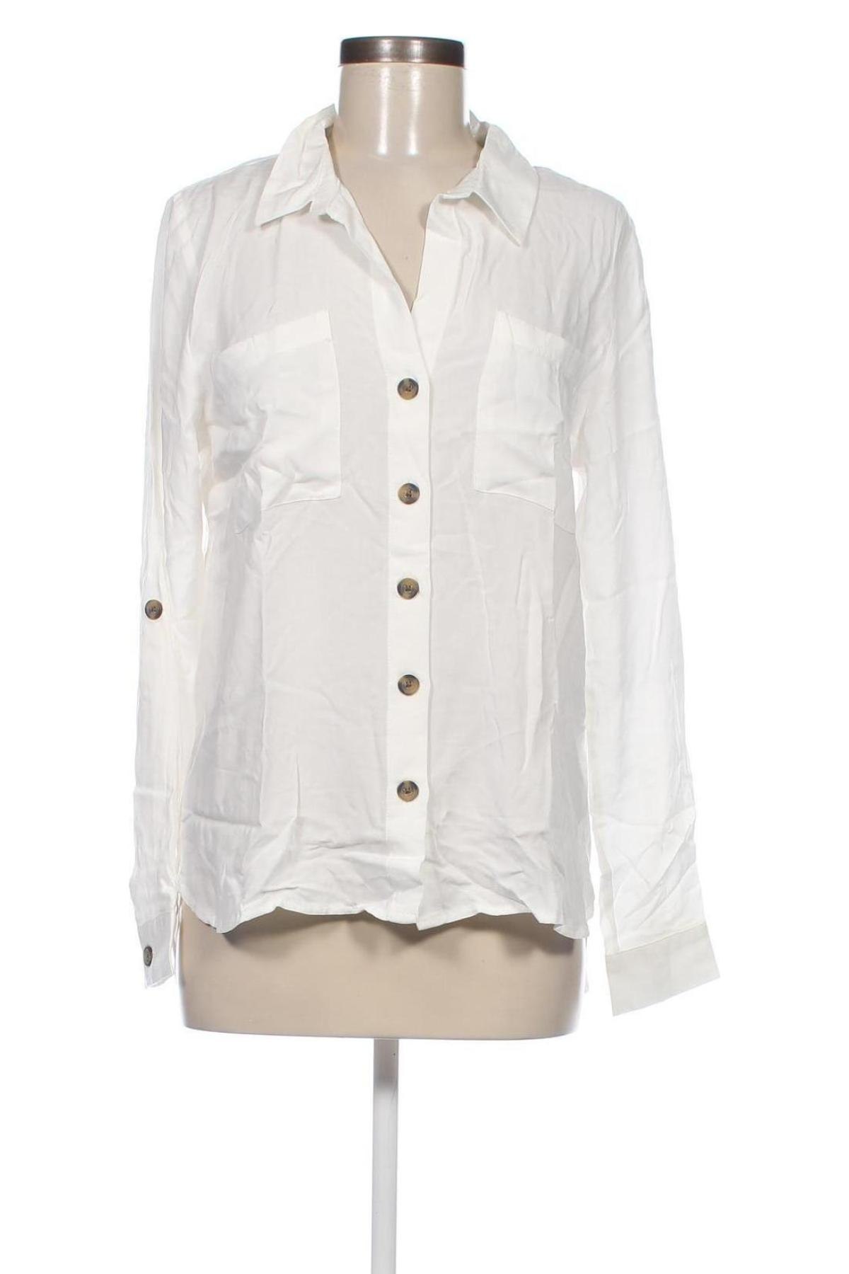 Γυναικείο πουκάμισο ONLY, Μέγεθος M, Χρώμα Λευκό, Τιμή 22,52 €