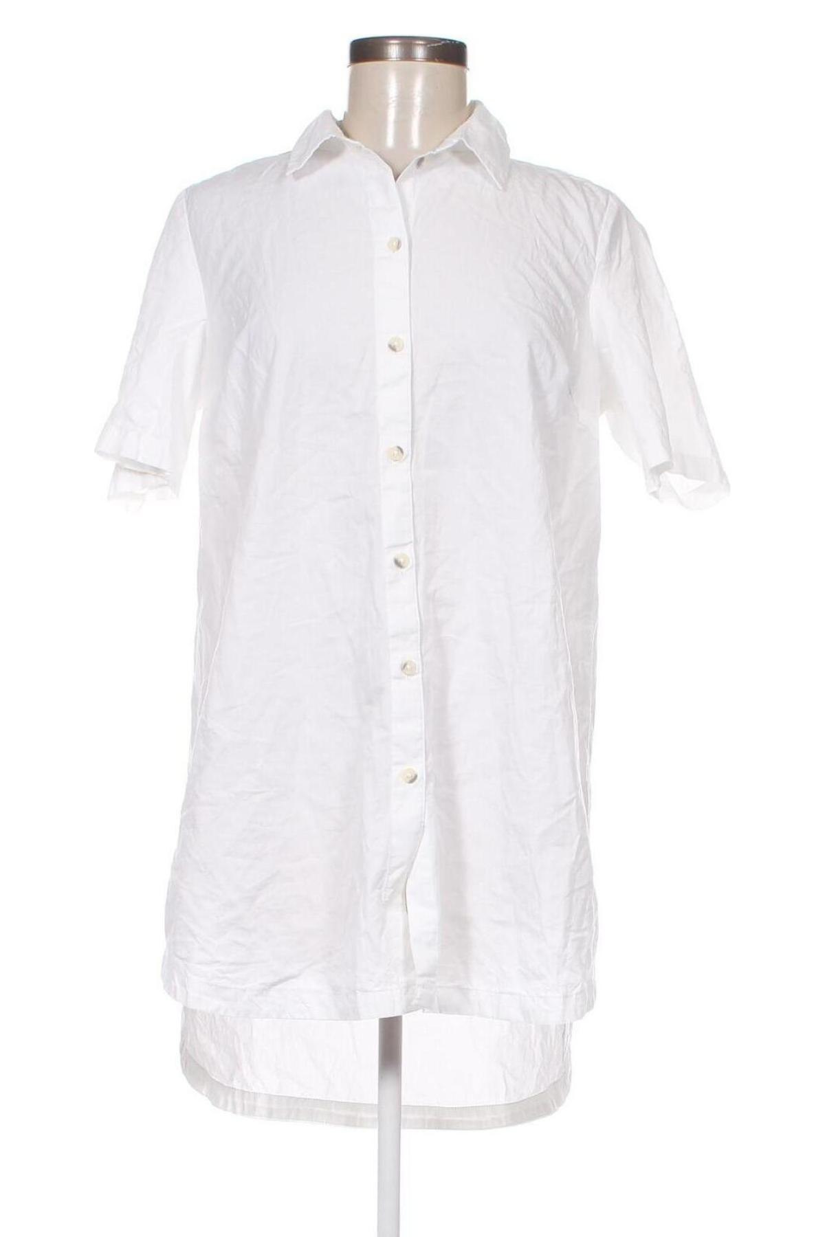 Дамска риза Pieces, Размер M, Цвят Бял, Цена 11,41 лв.