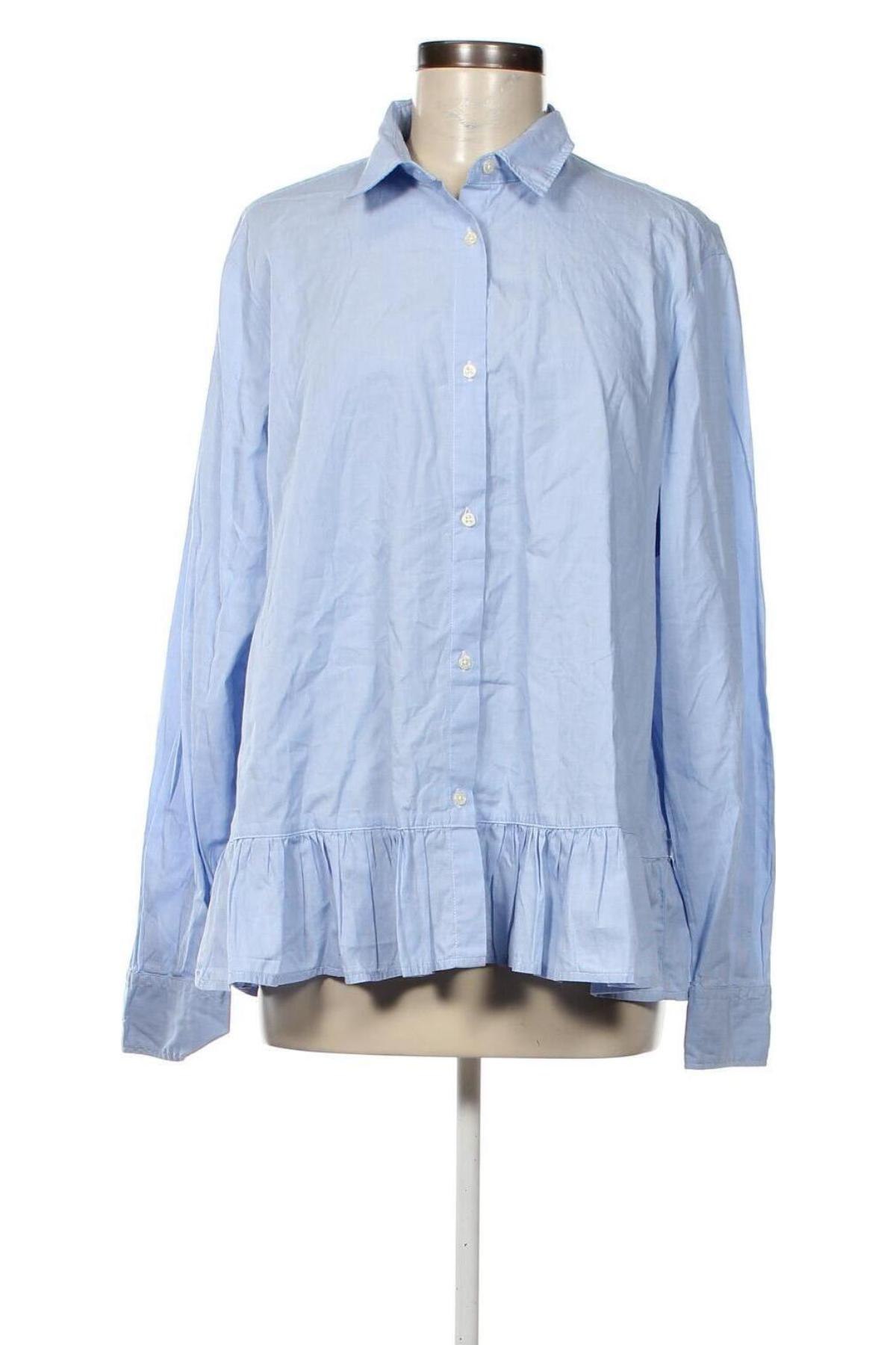 Γυναικείο πουκάμισο Rossana Diva, Μέγεθος XL, Χρώμα Μπλέ, Τιμή 13,36 €