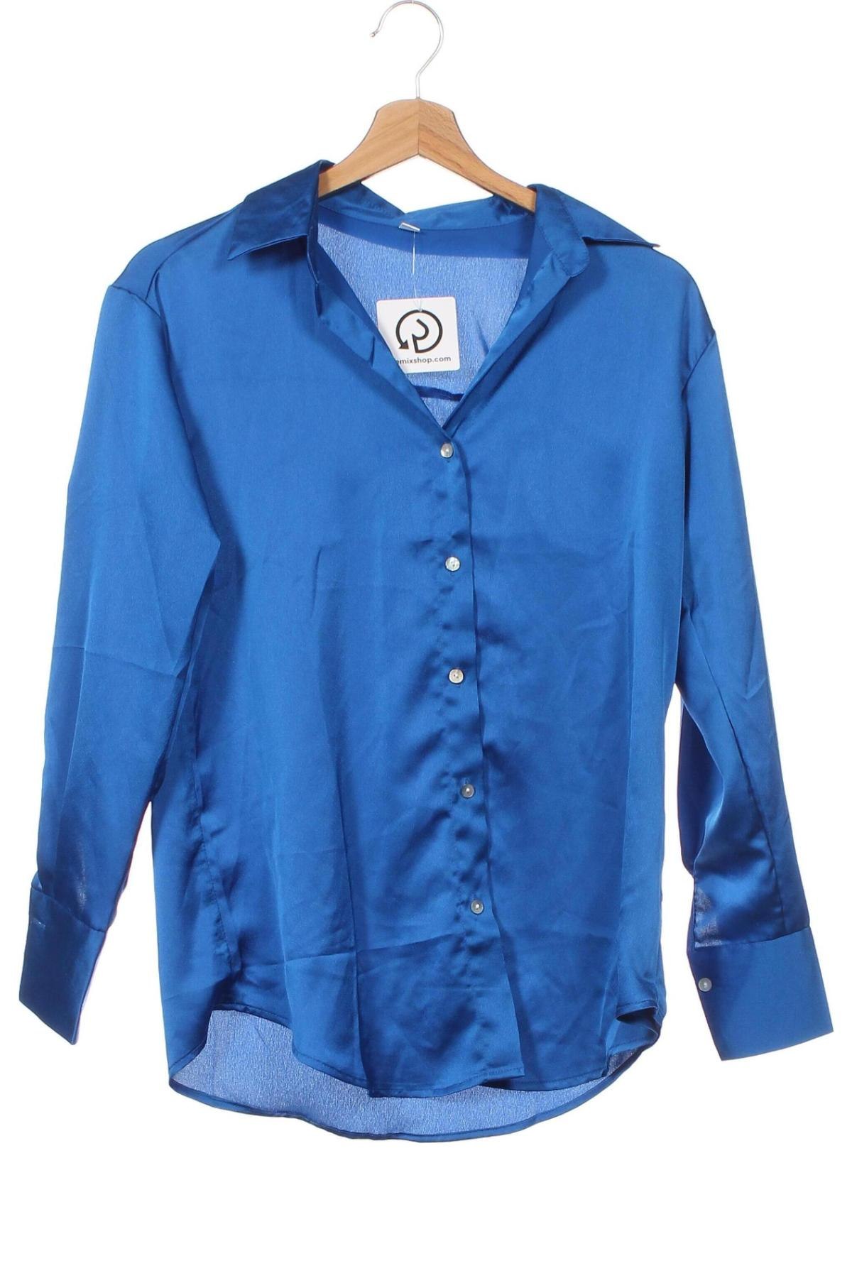 Dámska košeľa  SHEIN, Veľkosť XS, Farba Modrá, Cena  5,85 €