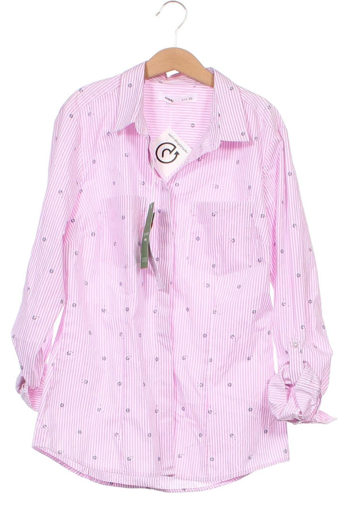 Γυναικείο πουκάμισο Sinsay, Μέγεθος XS, Χρώμα Πολύχρωμο, Τιμή 13,91 €