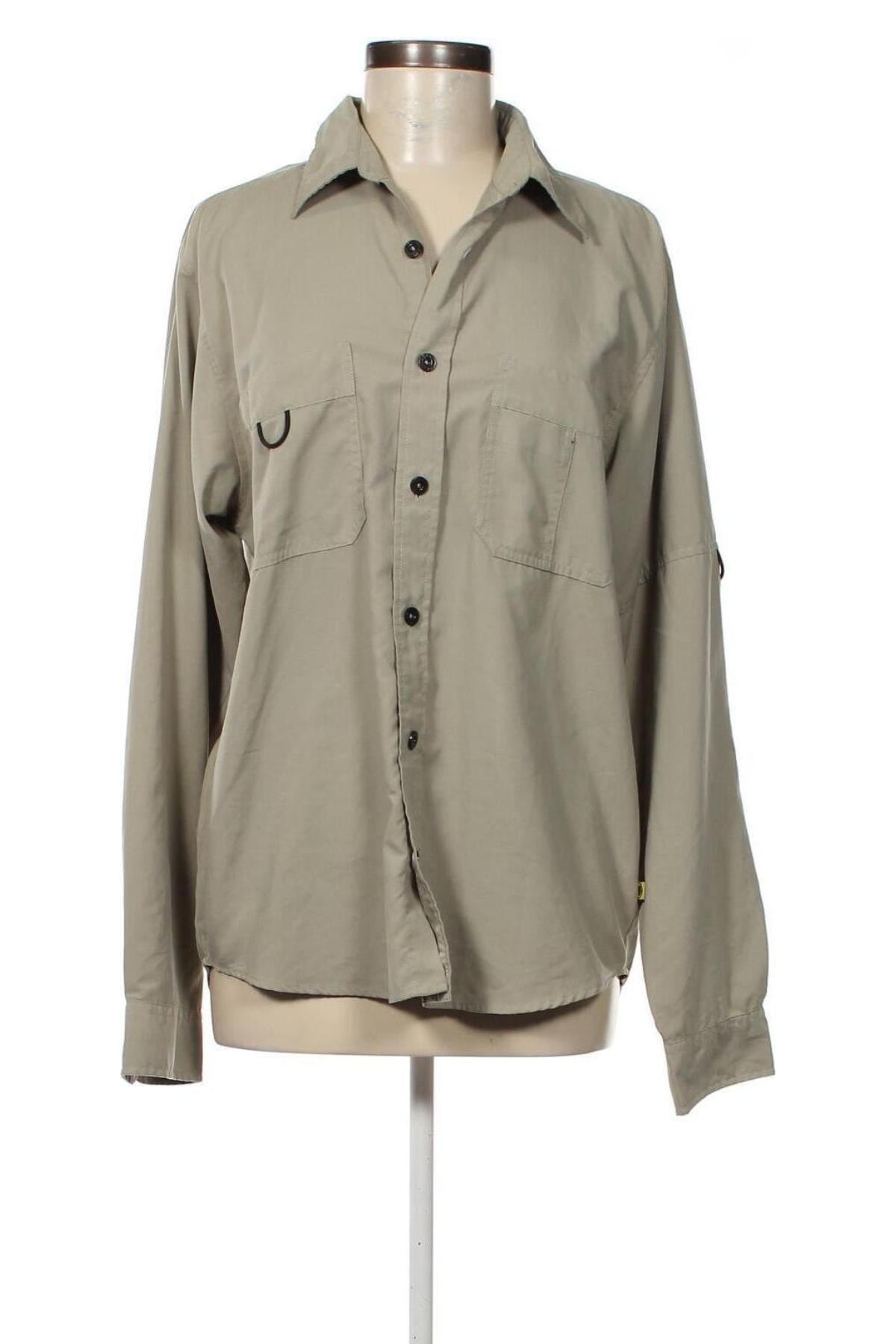 Γυναικείο πουκάμισο Tom Tailor, Μέγεθος M, Χρώμα Γκρί, Τιμή 4,21 €