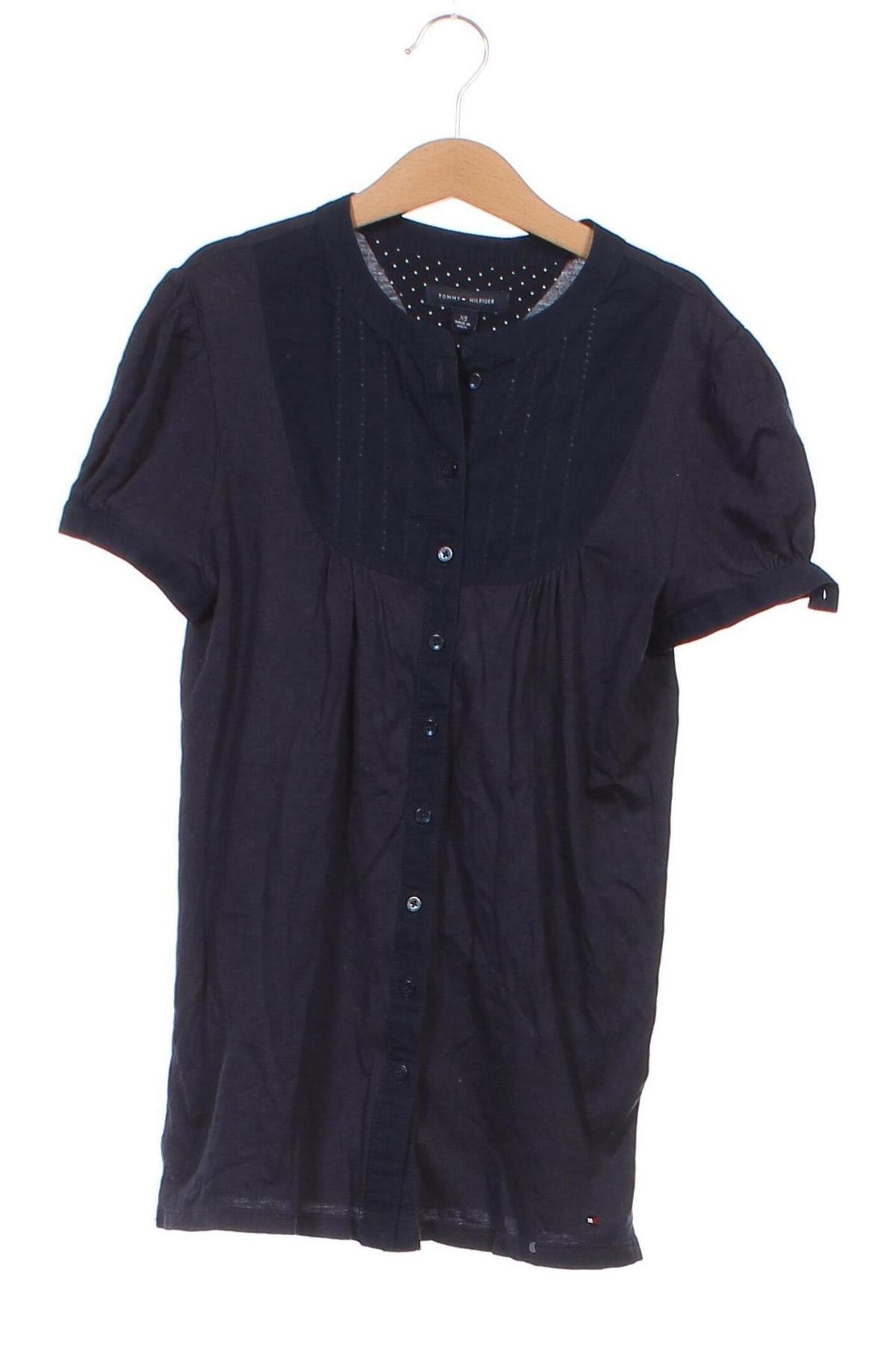 Dámská košile  Tommy Hilfiger, Velikost XS, Barva Modrá, Cena  578,00 Kč