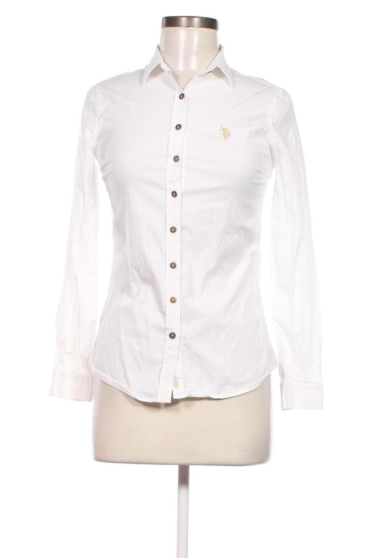 Dámska košeľa  U.S. Polo Assn., Veľkosť S, Farba Biela, Cena  24,55 €