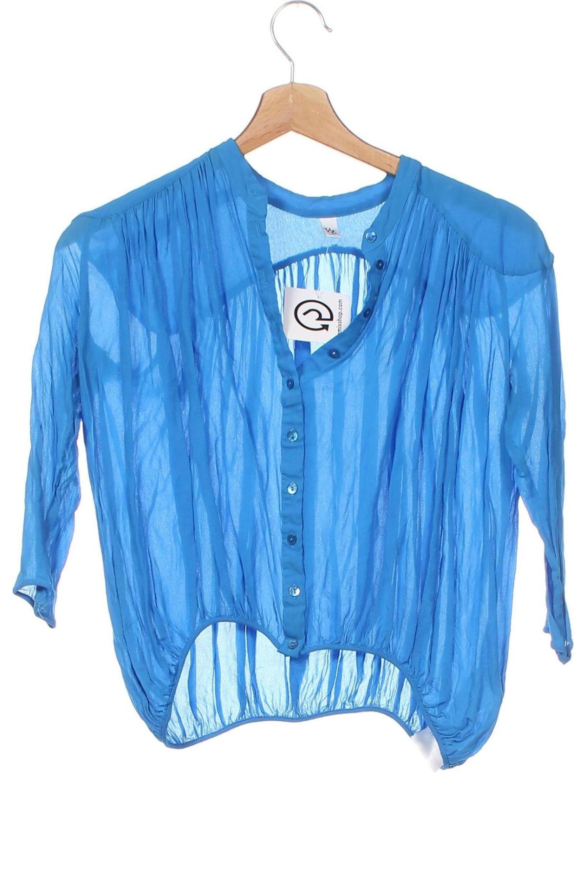 Γυναικείο πουκάμισο Vero Moda, Μέγεθος XS, Χρώμα Μπλέ, Τιμή 5,52 €