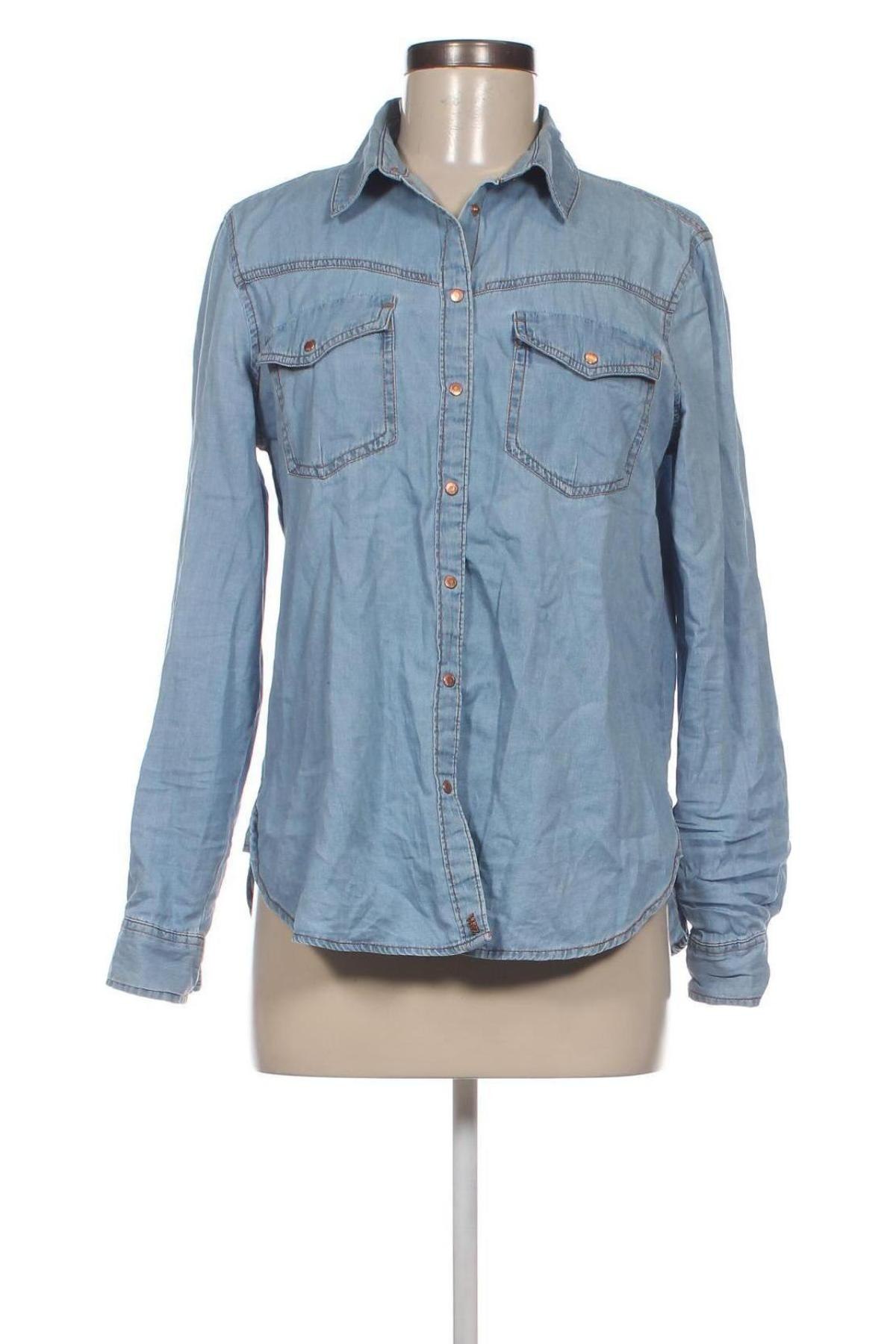Dámska košeľa  Zara, Veľkosť L, Farba Modrá, Cena  13,80 €