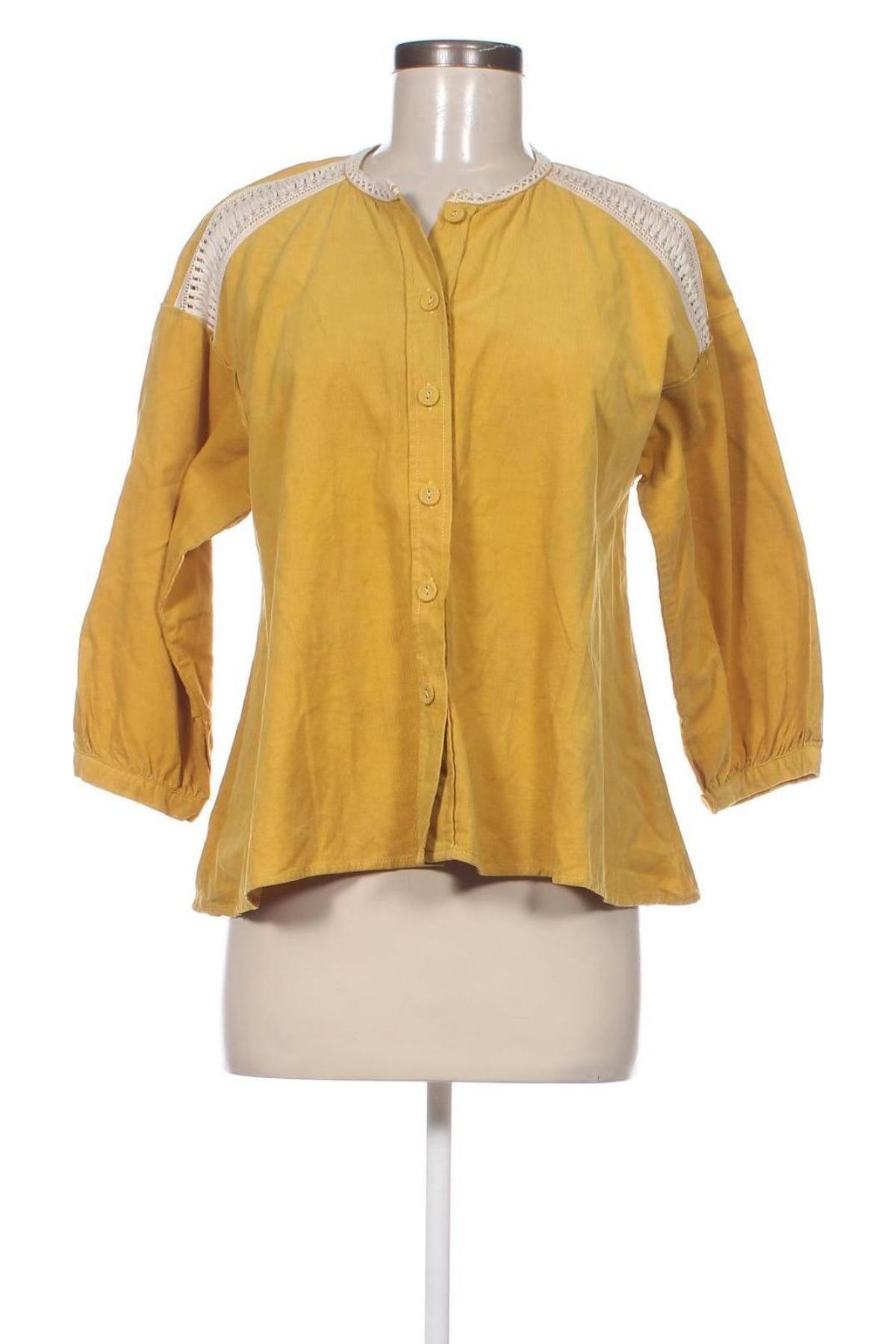 Dámska košeľa  Zara, Veľkosť M, Farba Žltá, Cena  14,00 €