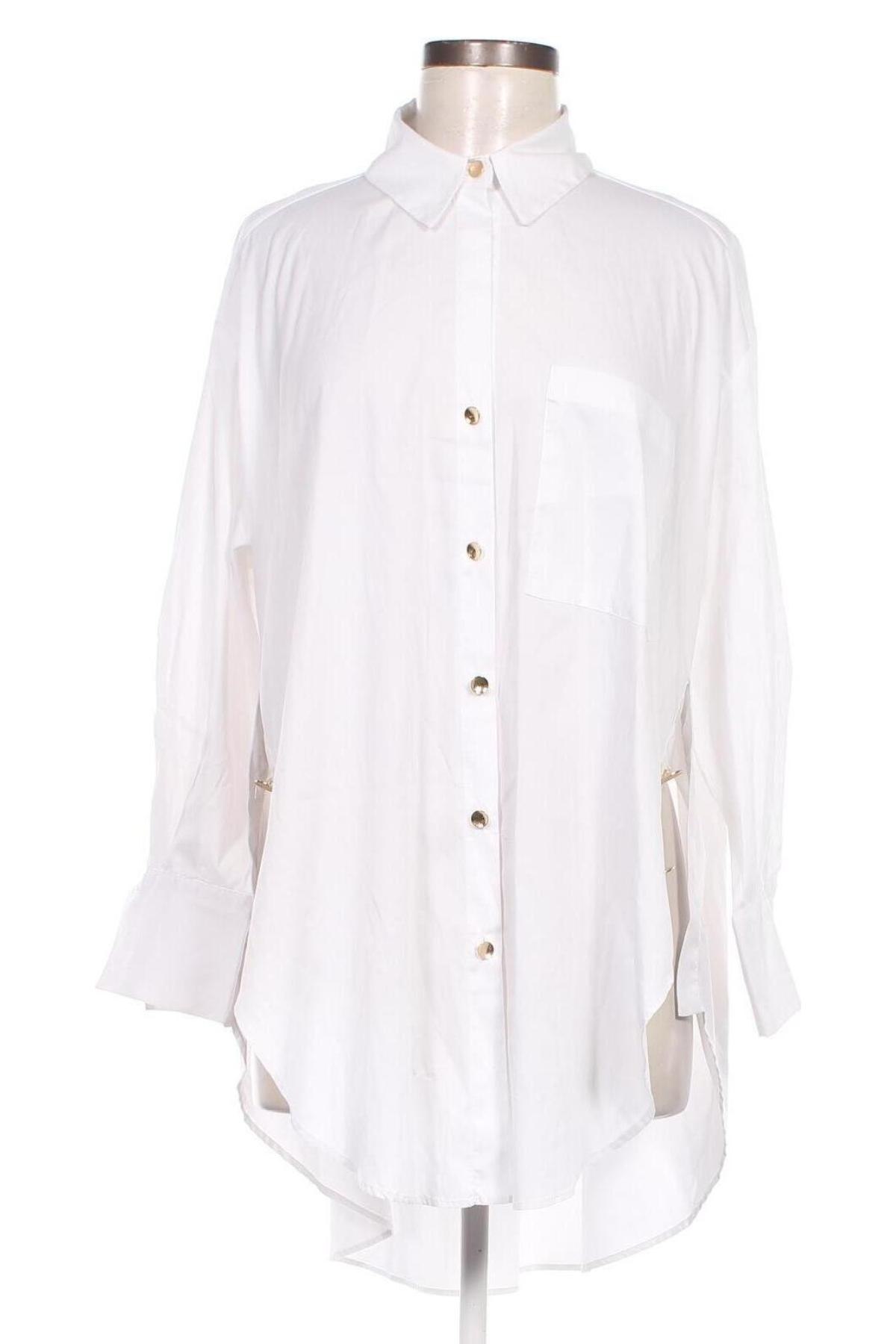Damenbluse Zara, Größe S, Farbe Weiß, Preis € 13,81