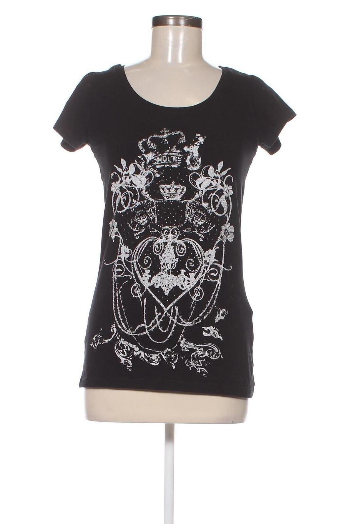 Γυναικείο t-shirt, Μέγεθος S, Χρώμα Μαύρο, Τιμή 7,00 €