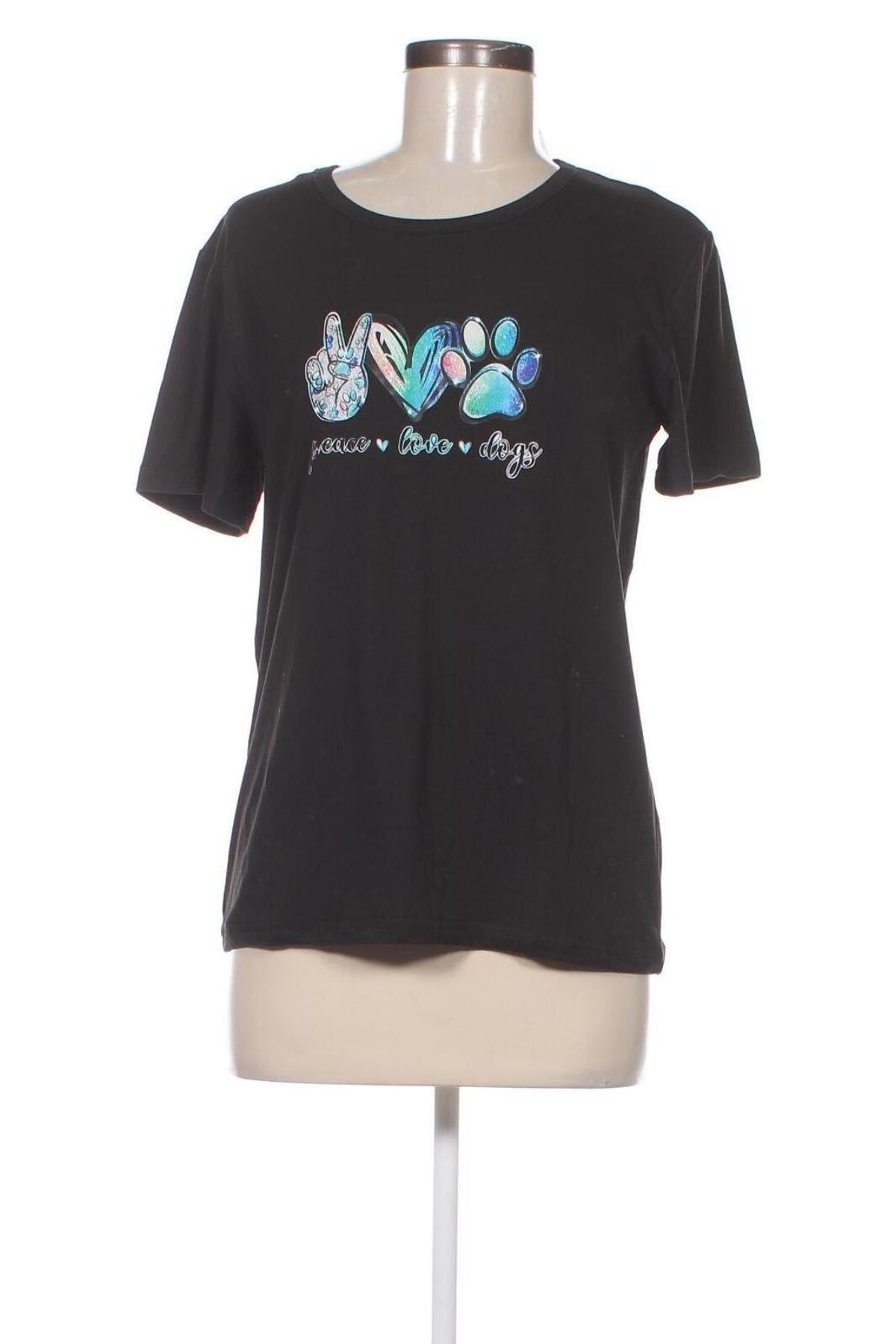 Damen T-Shirt, Größe M, Farbe Schwarz, Preis € 6,65