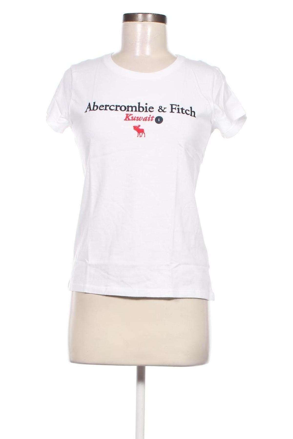 Damen T-Shirt Abercrombie & Fitch, Größe S, Farbe Weiß, Preis € 15,98