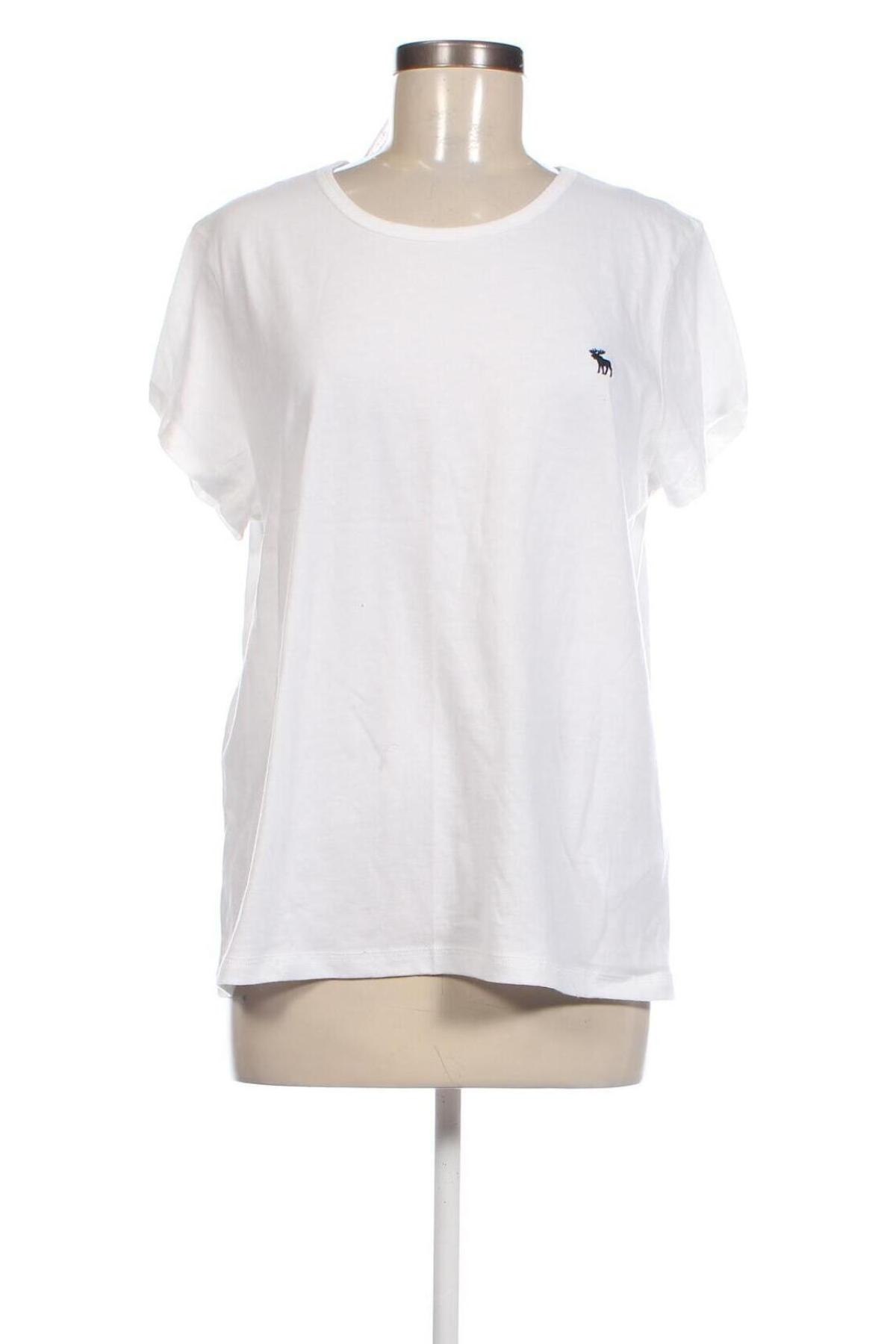 Damen T-Shirt Abercrombie & Fitch, Größe XL, Farbe Weiß, Preis € 31,96