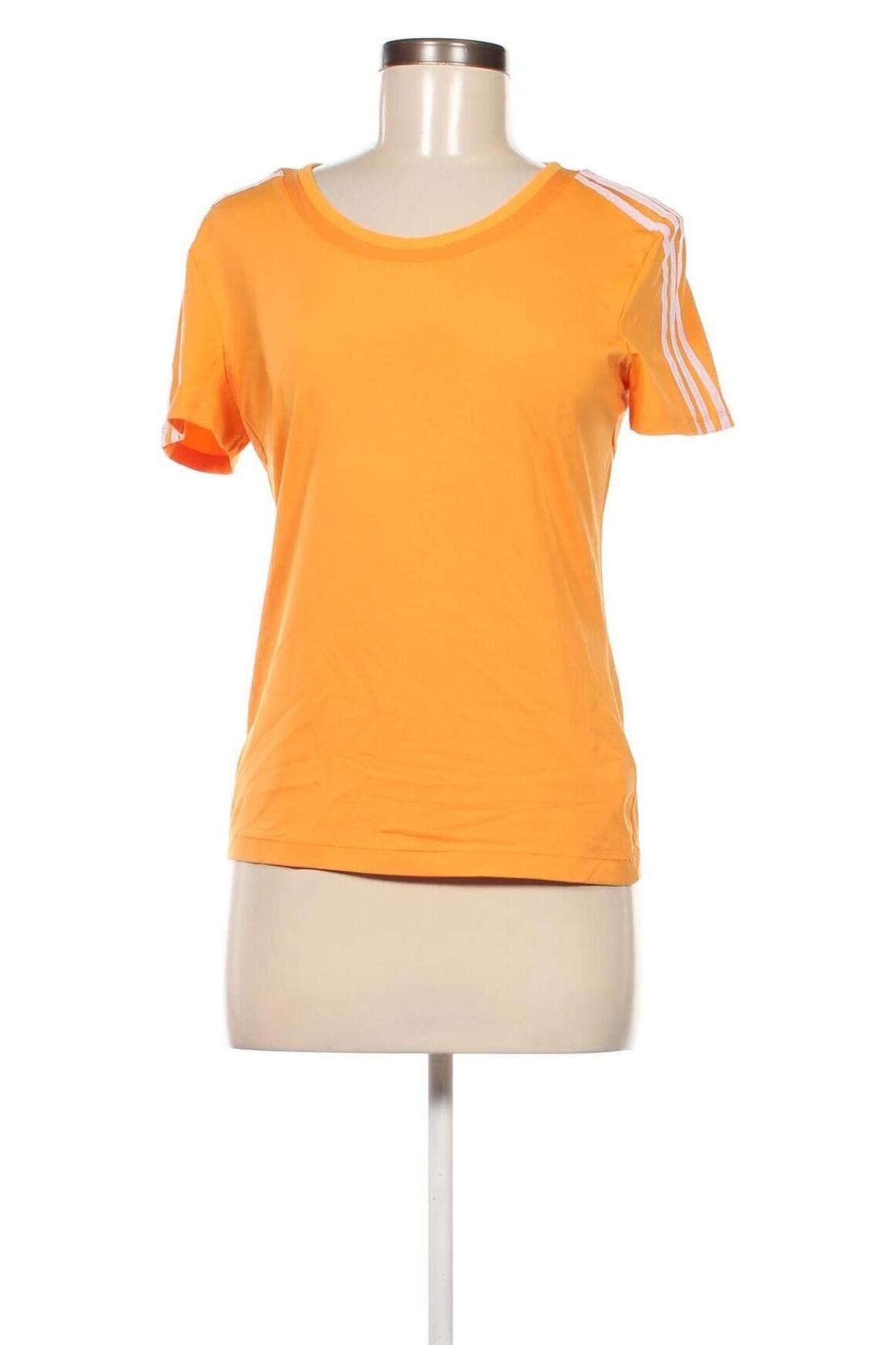 Γυναικείο t-shirt Adidas, Μέγεθος L, Χρώμα Κίτρινο, Τιμή 14,00 €