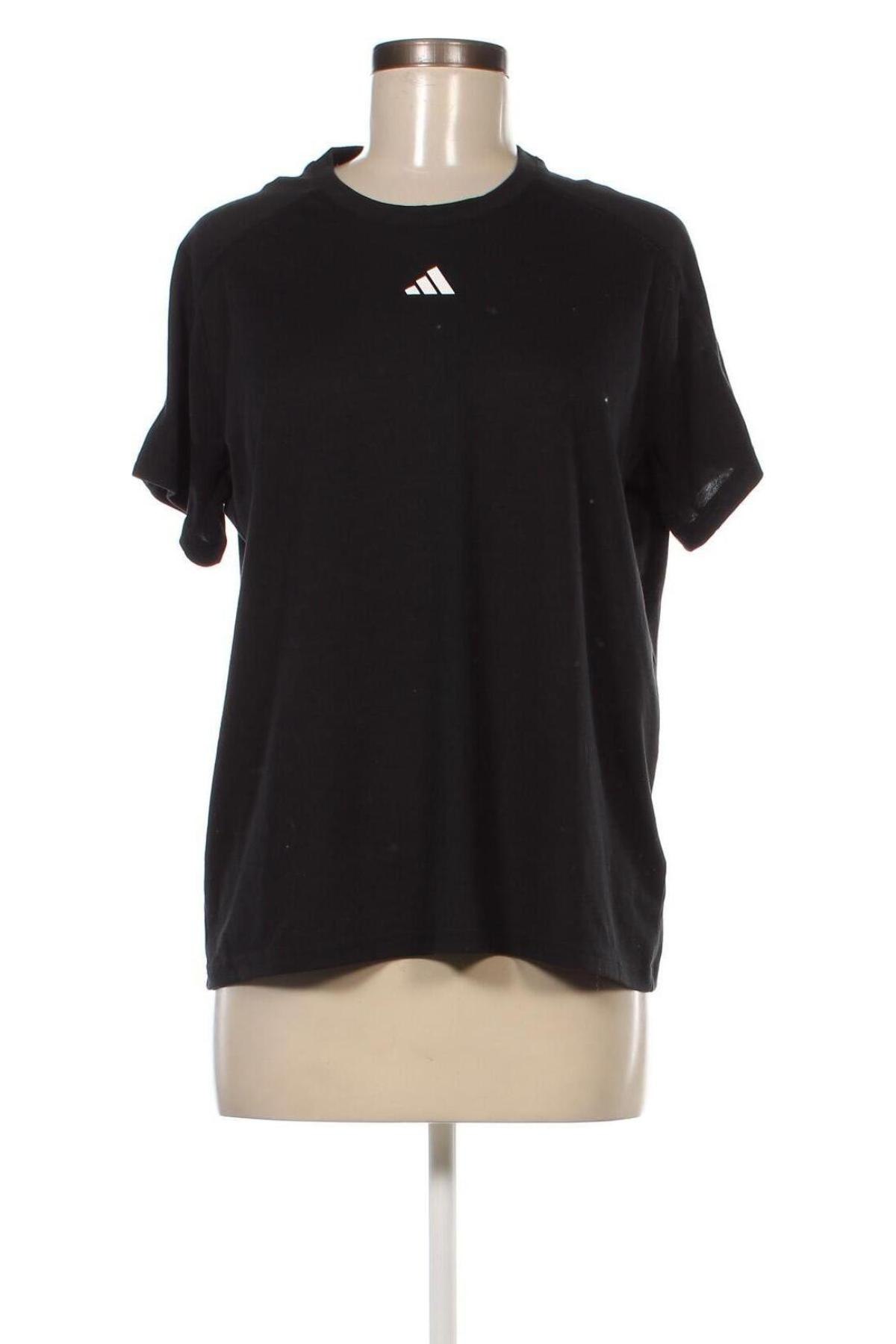 Дамска тениска Adidas, Размер L, Цвят Черен, Цена 62,00 лв.