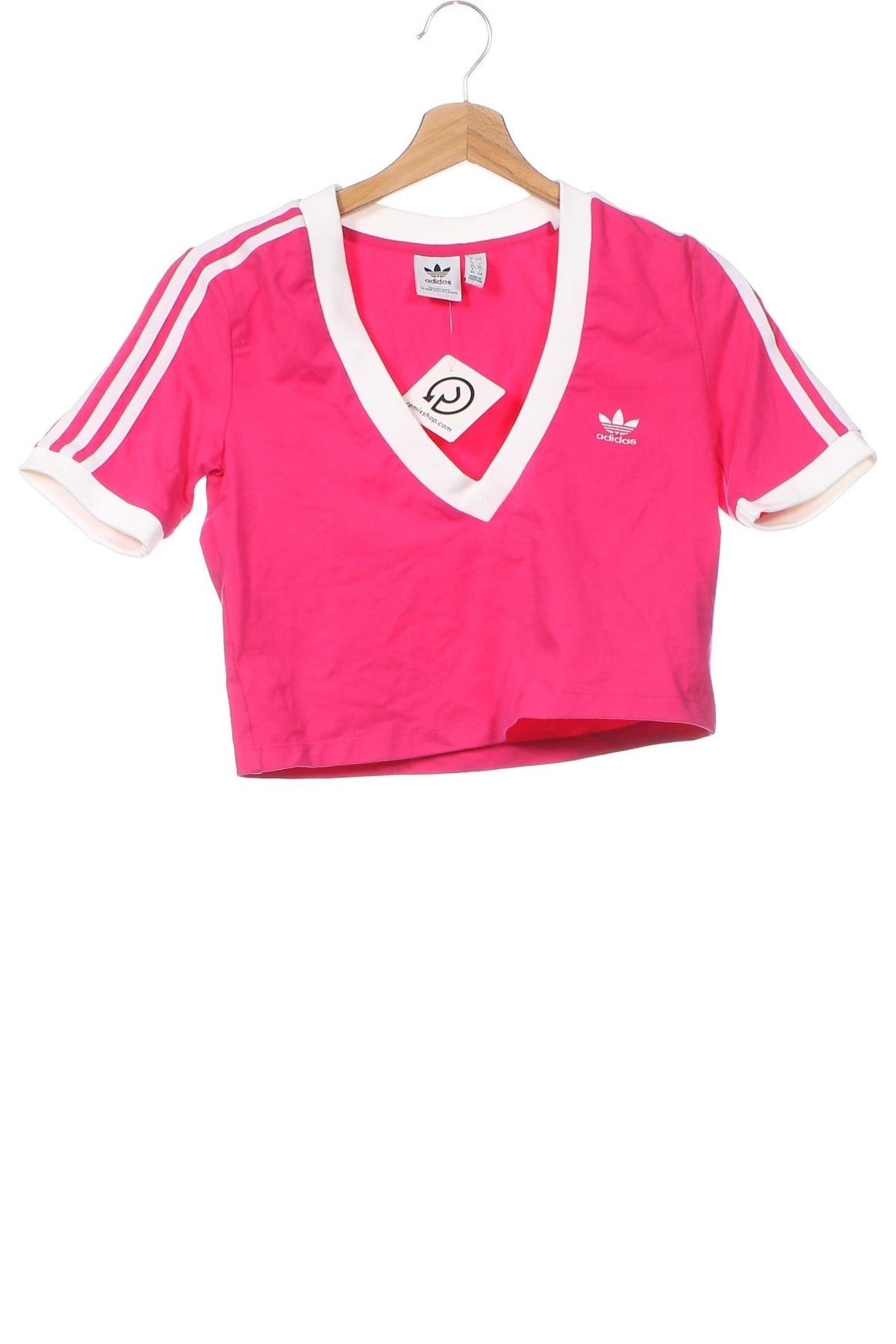 Damen T-Shirt Adidas Originals, Größe XS, Farbe Rosa, Preis 13,84 €