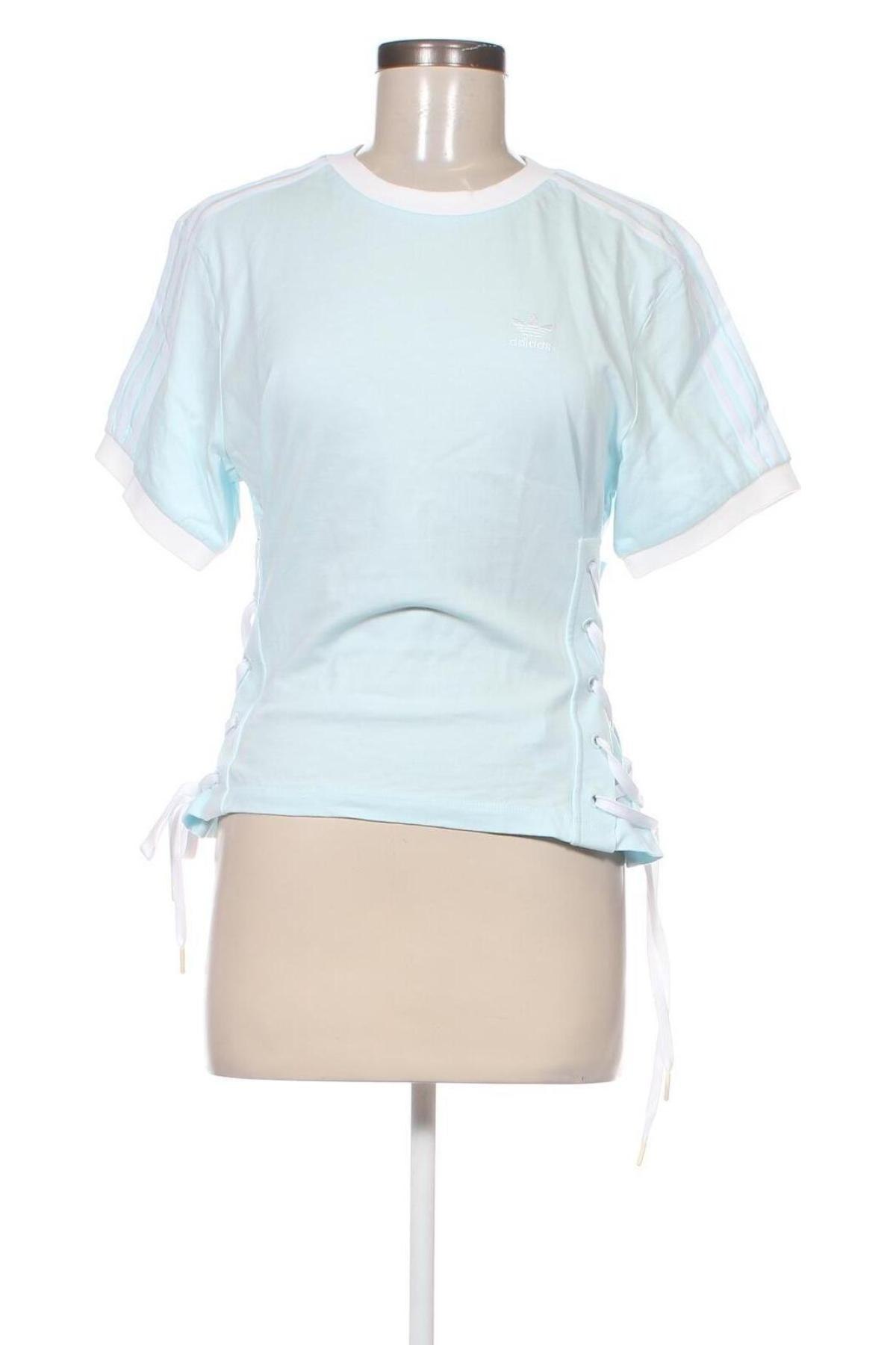 Damen T-Shirt Adidas Originals, Größe XXS, Farbe Blau, Preis € 12,78