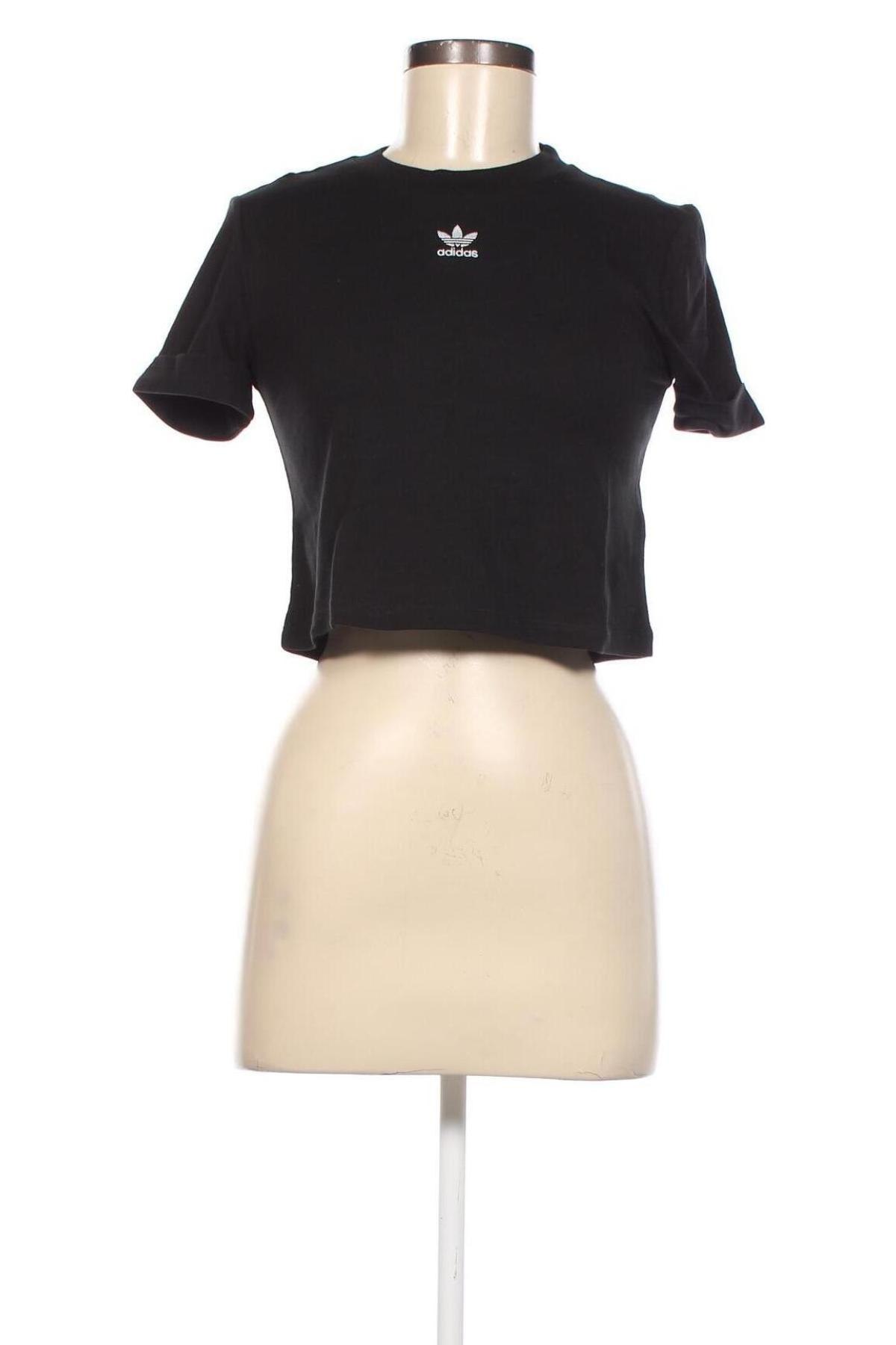 Damen T-Shirt Adidas Originals, Größe XS, Farbe Schwarz, Preis 17,58 €