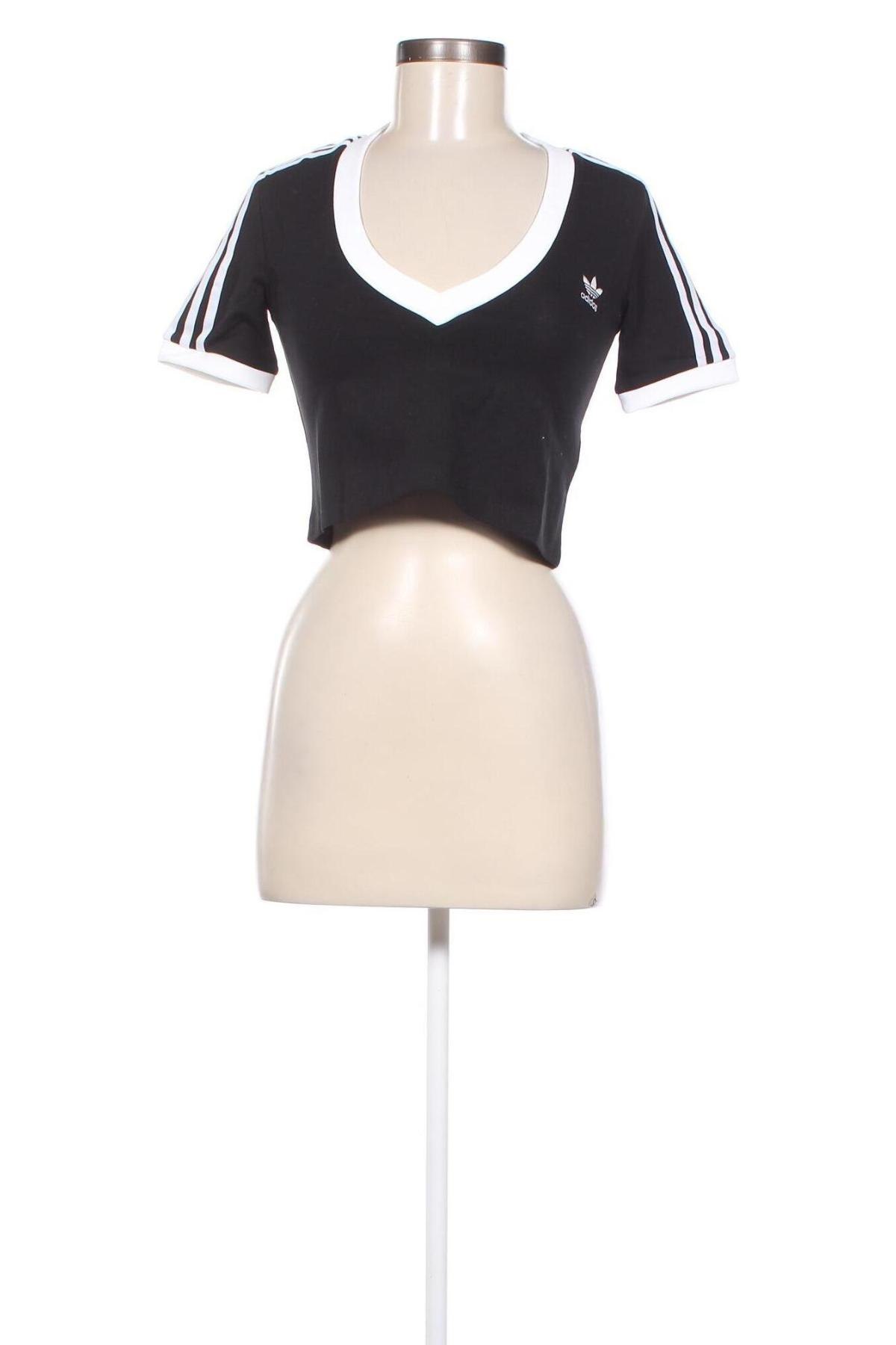 Γυναικείο t-shirt Adidas Originals, Μέγεθος XS, Χρώμα Μαύρο, Τιμή 11,19 €