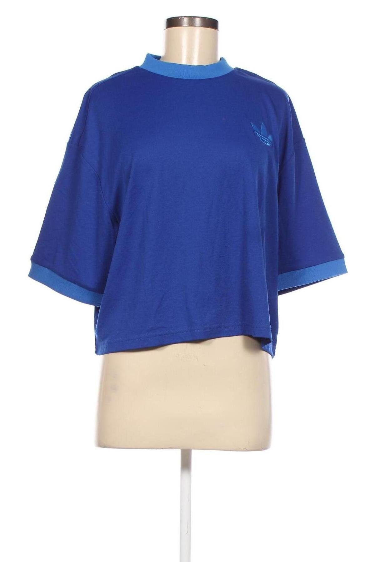 Γυναικείο t-shirt Adidas Originals, Μέγεθος M, Χρώμα Μπλέ, Τιμή 15,98 €
