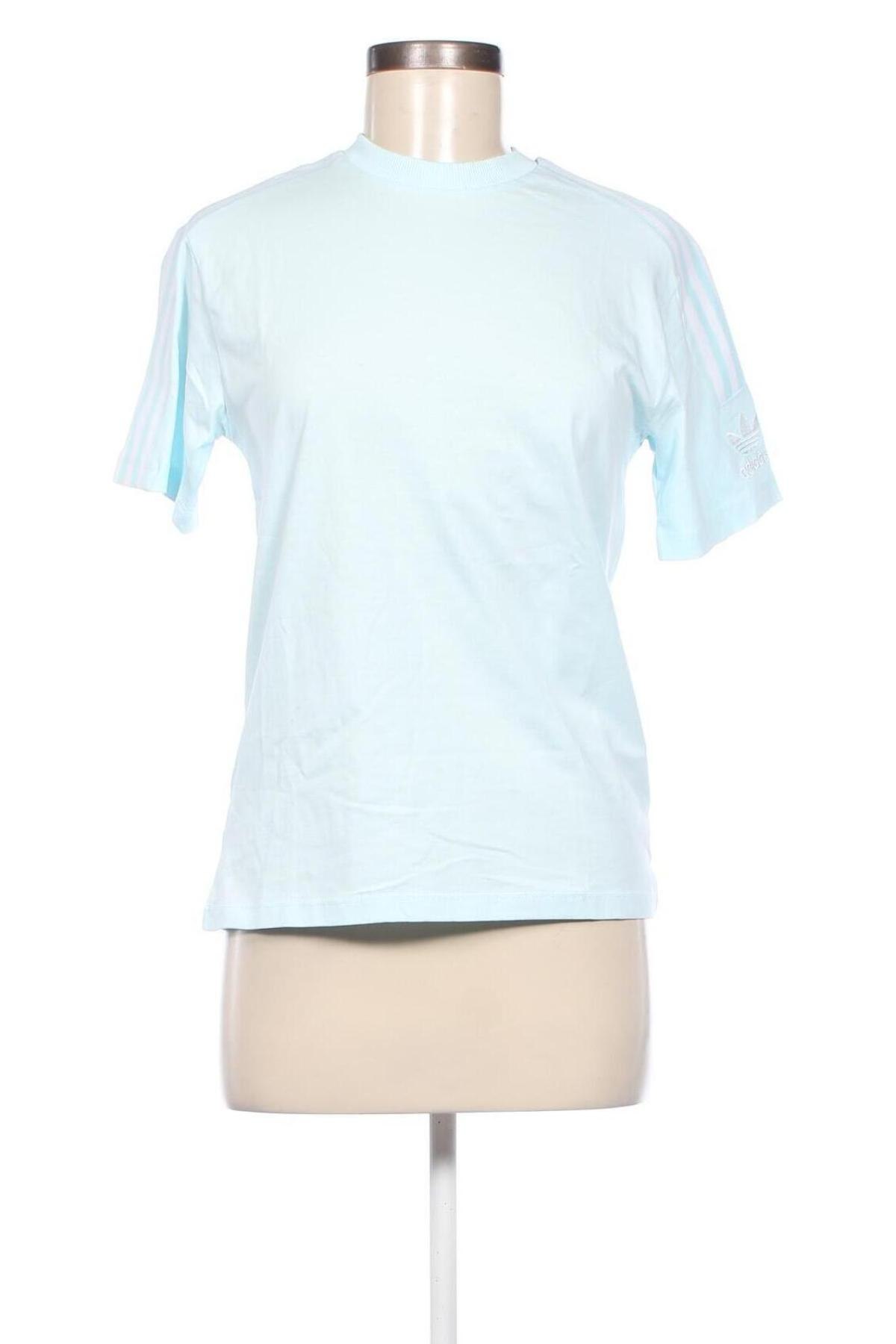 Damen T-Shirt Adidas Originals, Größe M, Farbe Blau, Preis 31,96 €