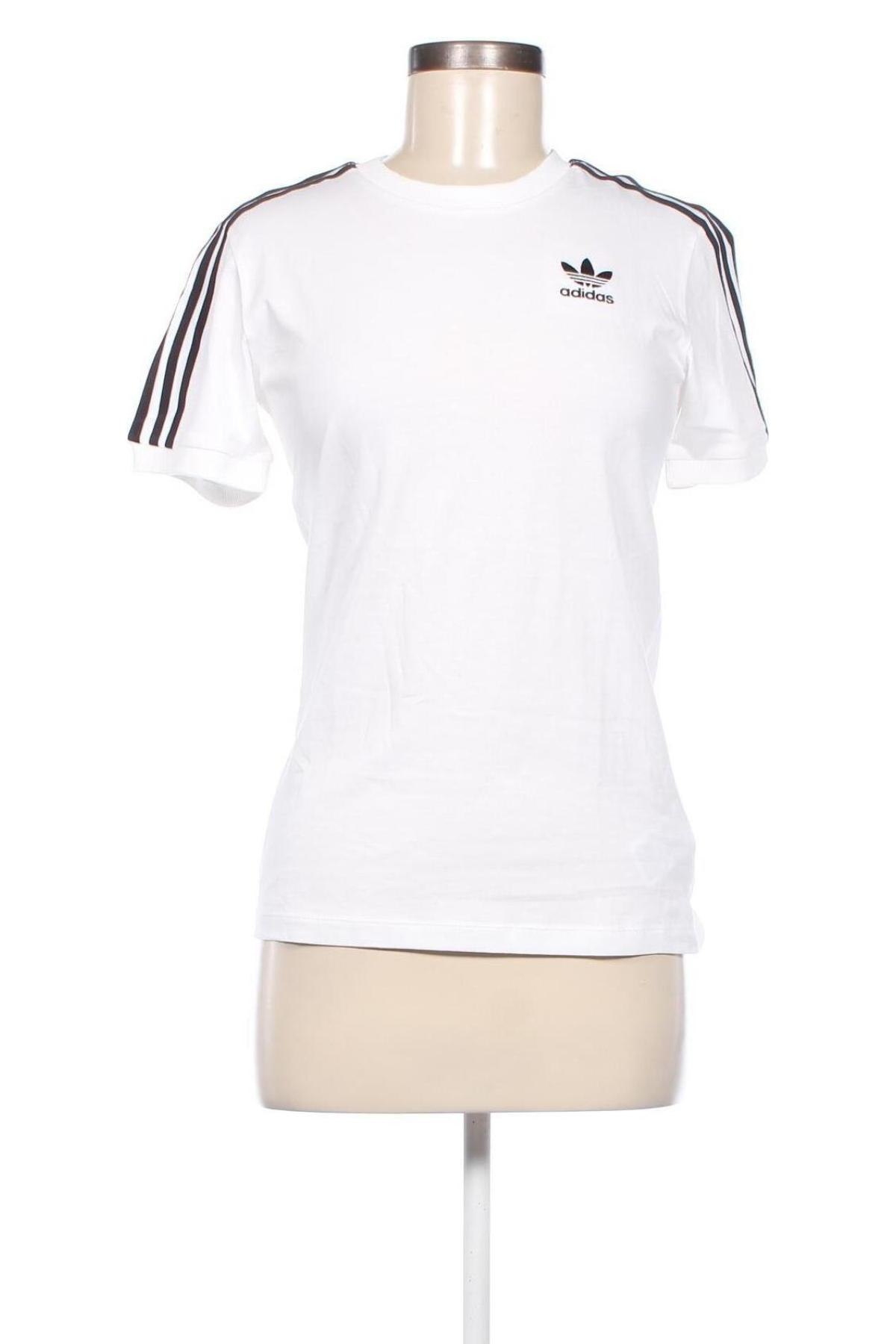 Damen T-Shirt Adidas Originals, Größe XS, Farbe Weiß, Preis 12,78 €