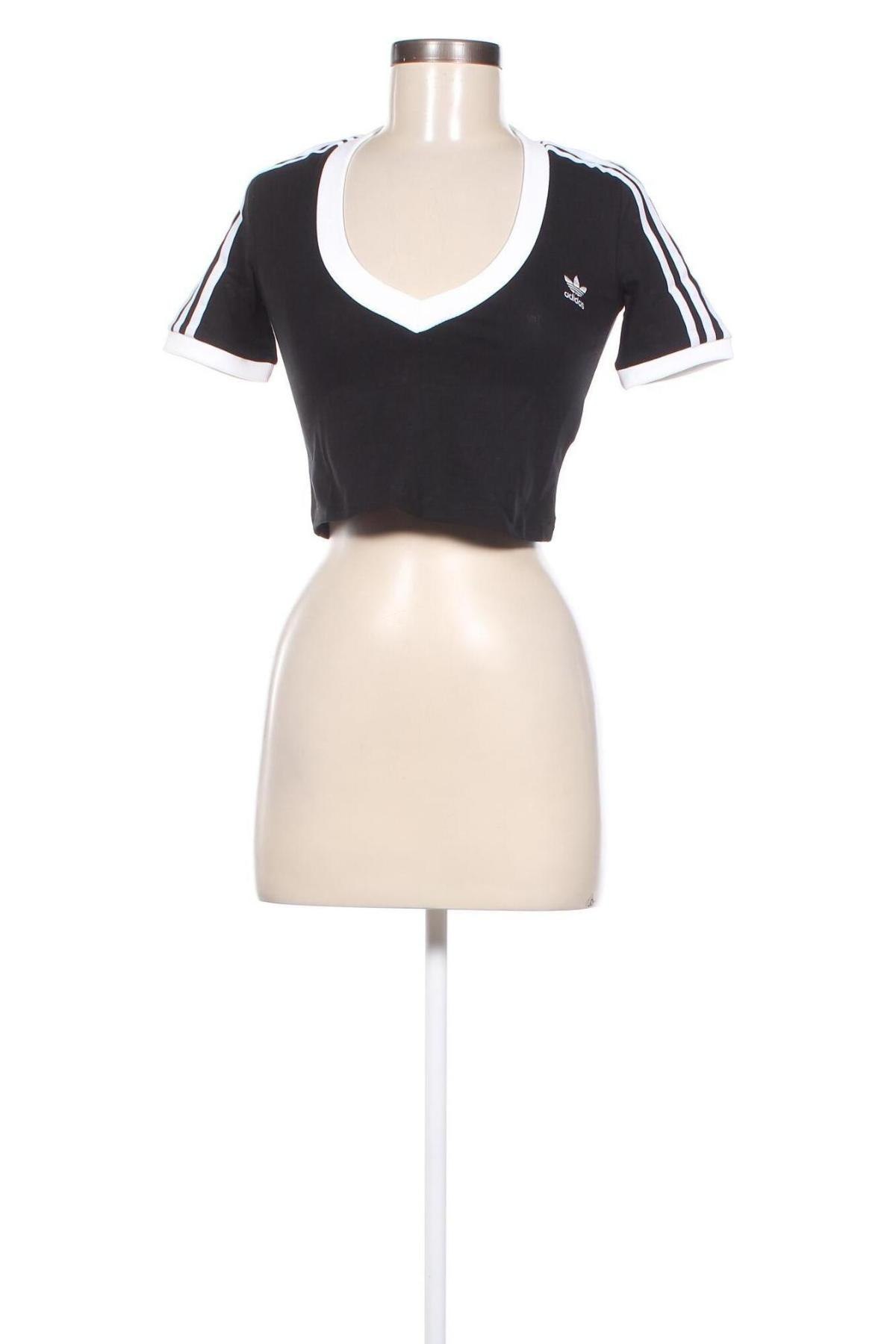 Γυναικείο t-shirt Adidas Originals, Μέγεθος XXS, Χρώμα Μαύρο, Τιμή 10,55 €
