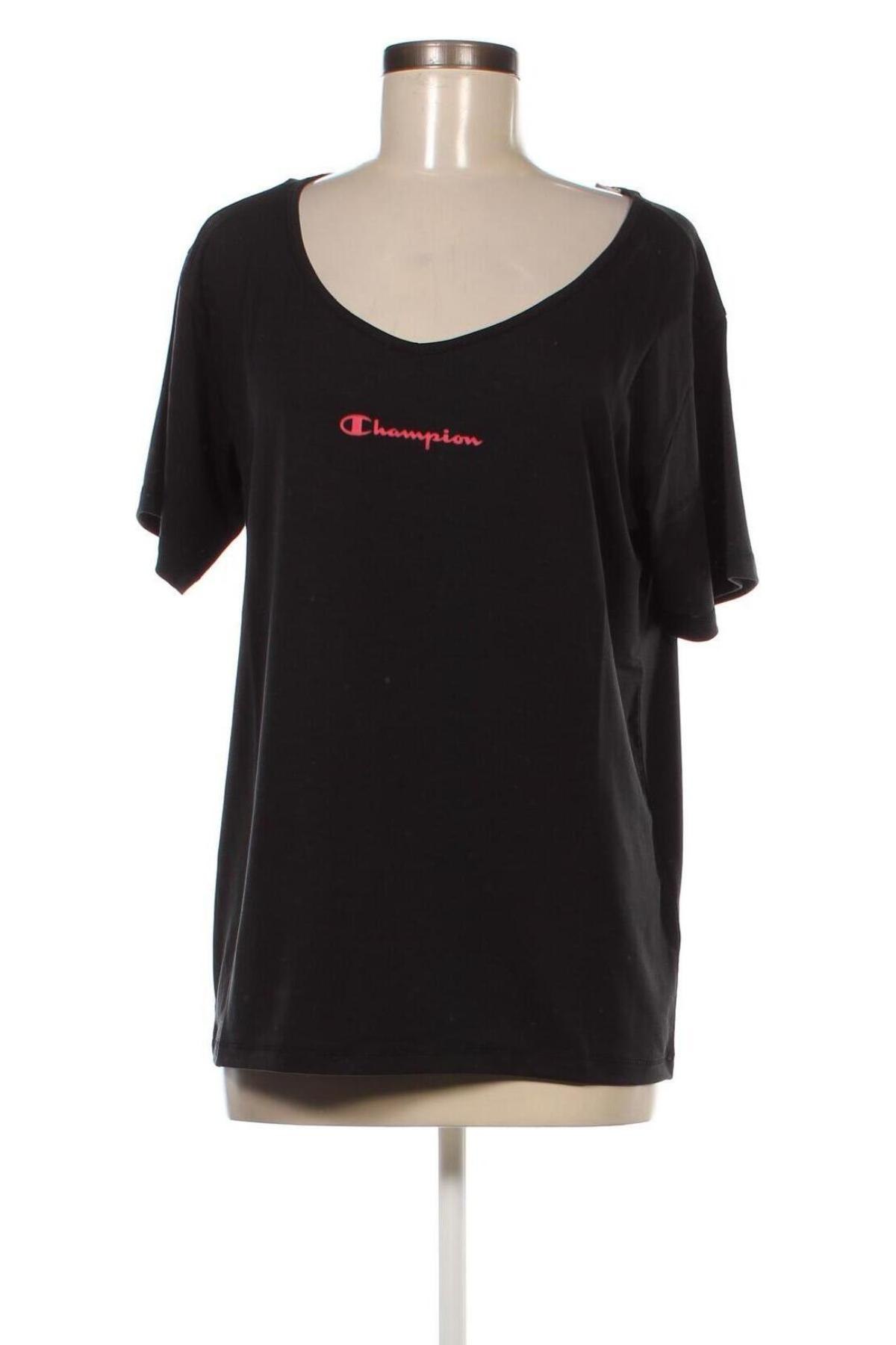 Damen T-Shirt Champion, Größe L, Farbe Schwarz, Preis 18,56 €