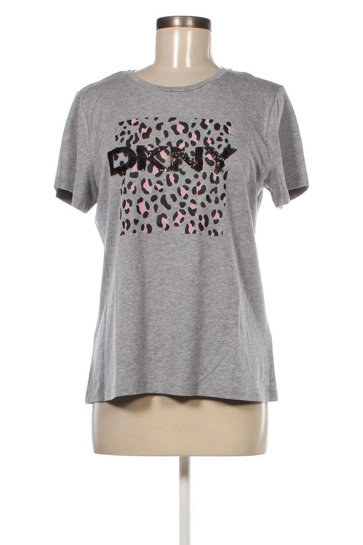 Дамска тениска DKNY, Размер M, Цвят Сив, Цена 72,00 лв.