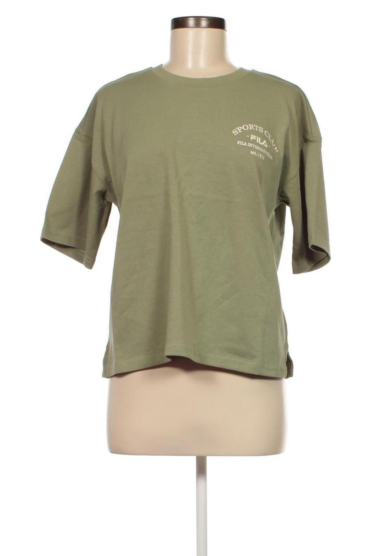 Damen T-Shirt FILA, Größe M, Farbe Grün, Preis € 31,96