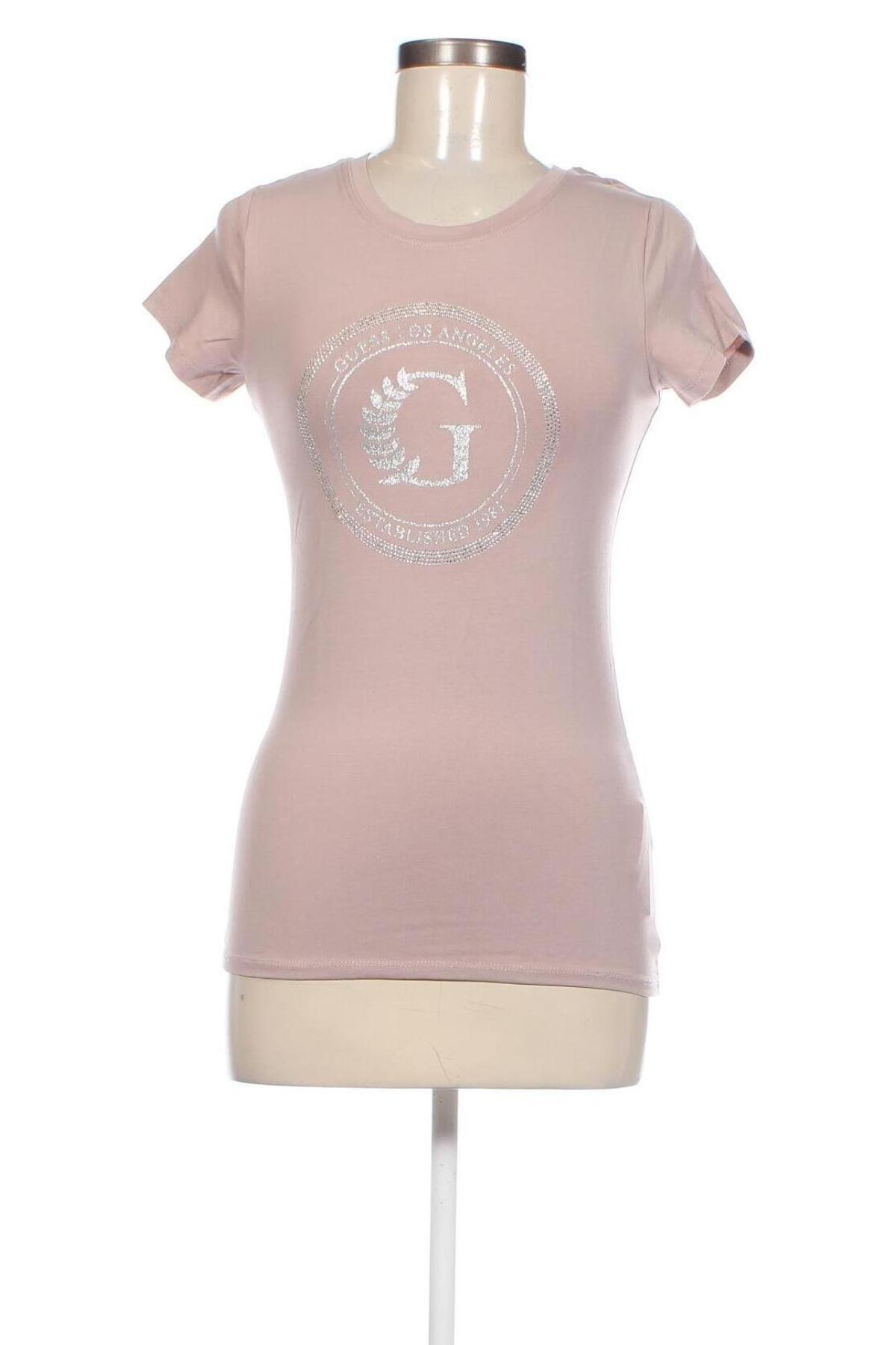 Γυναικείο t-shirt Guess, Μέγεθος S, Χρώμα Σάπιο μήλο, Τιμή 37,11 €