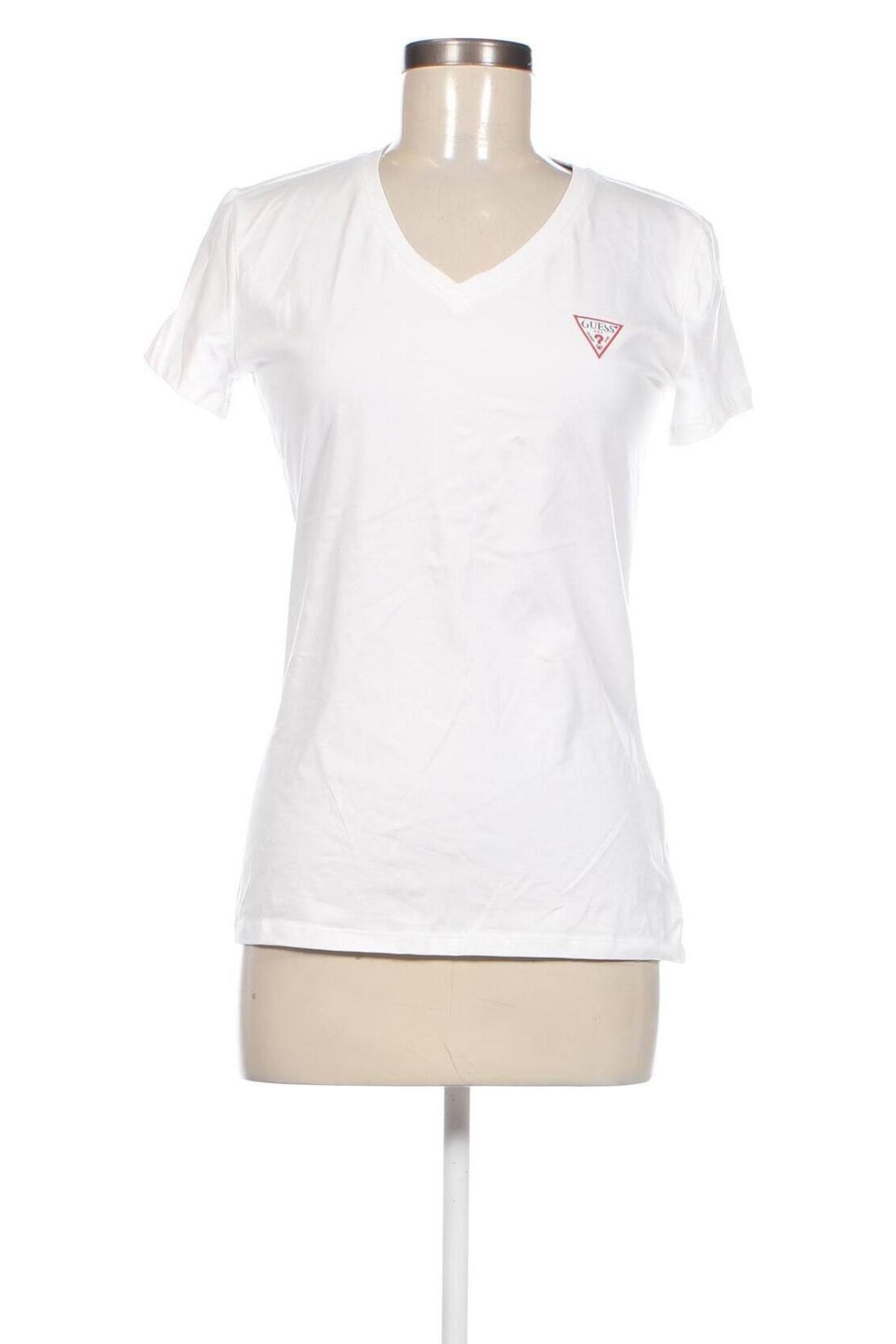 Damen T-Shirt Guess, Größe L, Farbe Weiß, Preis 37,11 €