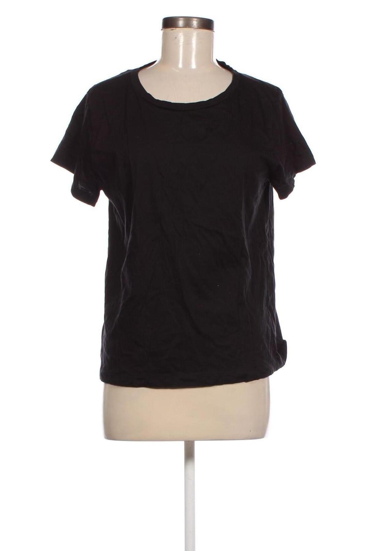 Дамска тениска H&M, Размер L, Цвят Черен, Цена 18,44 лв.