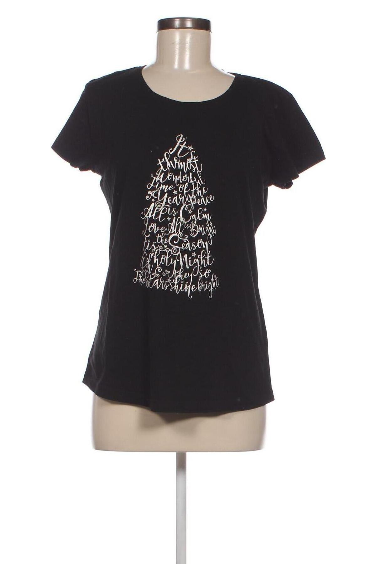 Damen T-Shirt Jean Pascale, Größe M, Farbe Schwarz, Preis 7,00 €