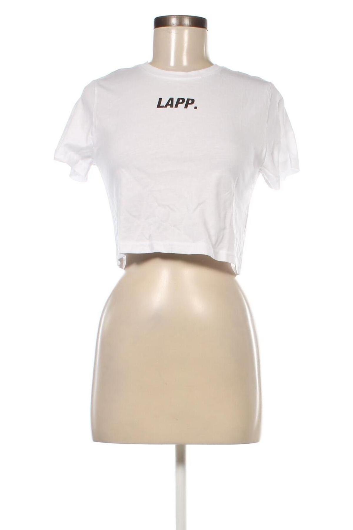 Γυναικείο t-shirt LAPP., Μέγεθος S, Χρώμα Λευκό, Τιμή 20,41 €