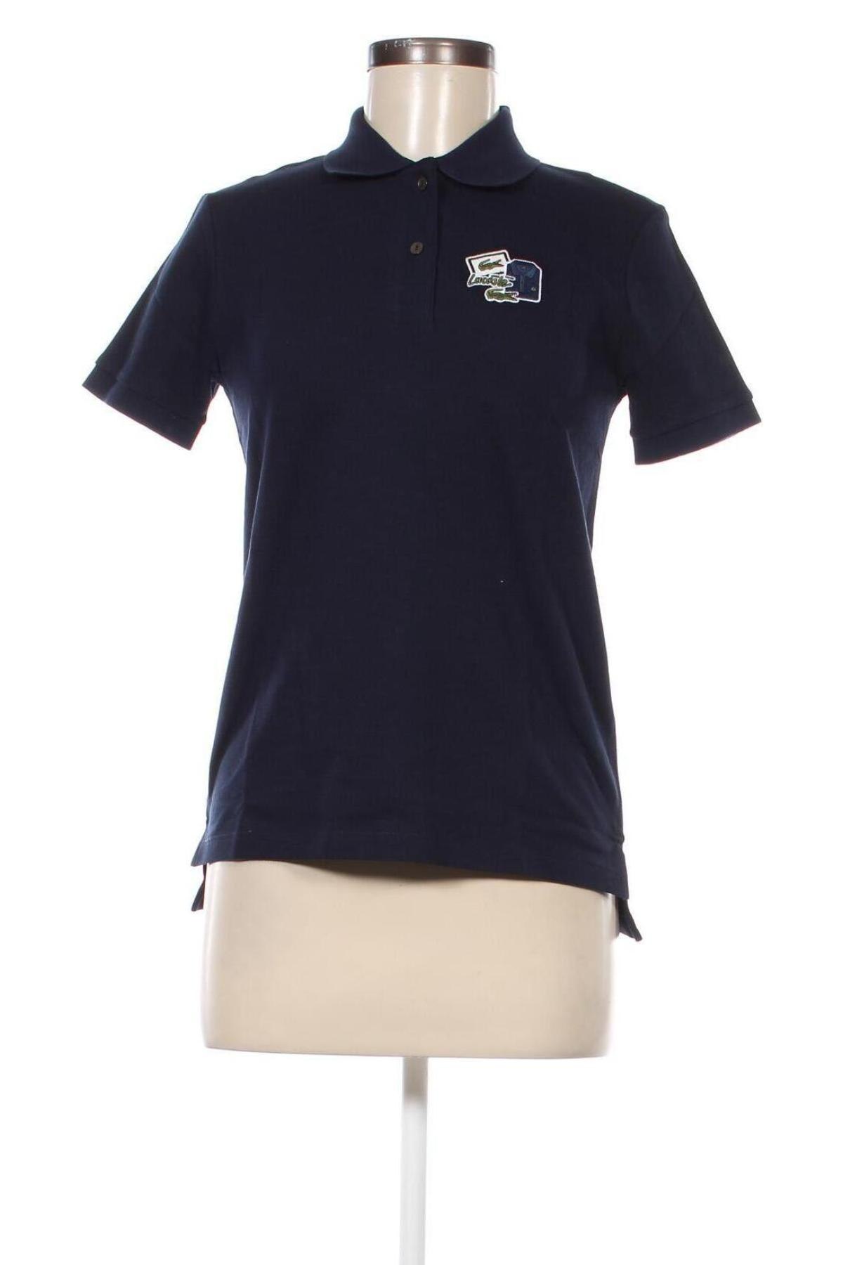 Γυναικείο t-shirt Lacoste, Μέγεθος XS, Χρώμα Μπλέ, Τιμή 37,11 €