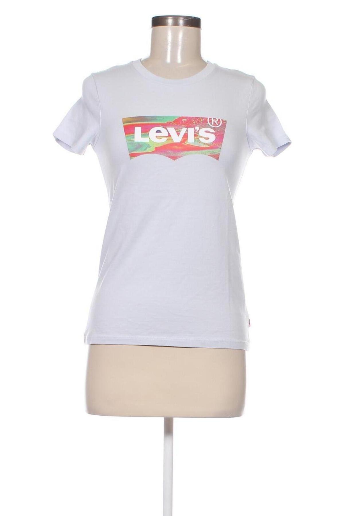 Damski T-shirt Levi's, Rozmiar XXS, Kolor Niebieski, Cena 99,16 zł