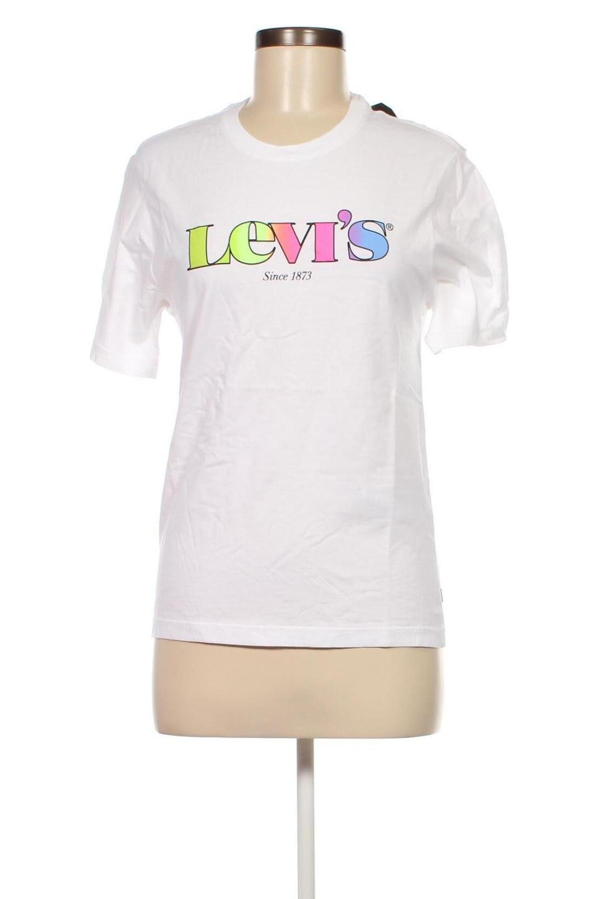 Damen T-Shirt Levi's, Größe XXS, Farbe Weiß, Preis 31,96 €