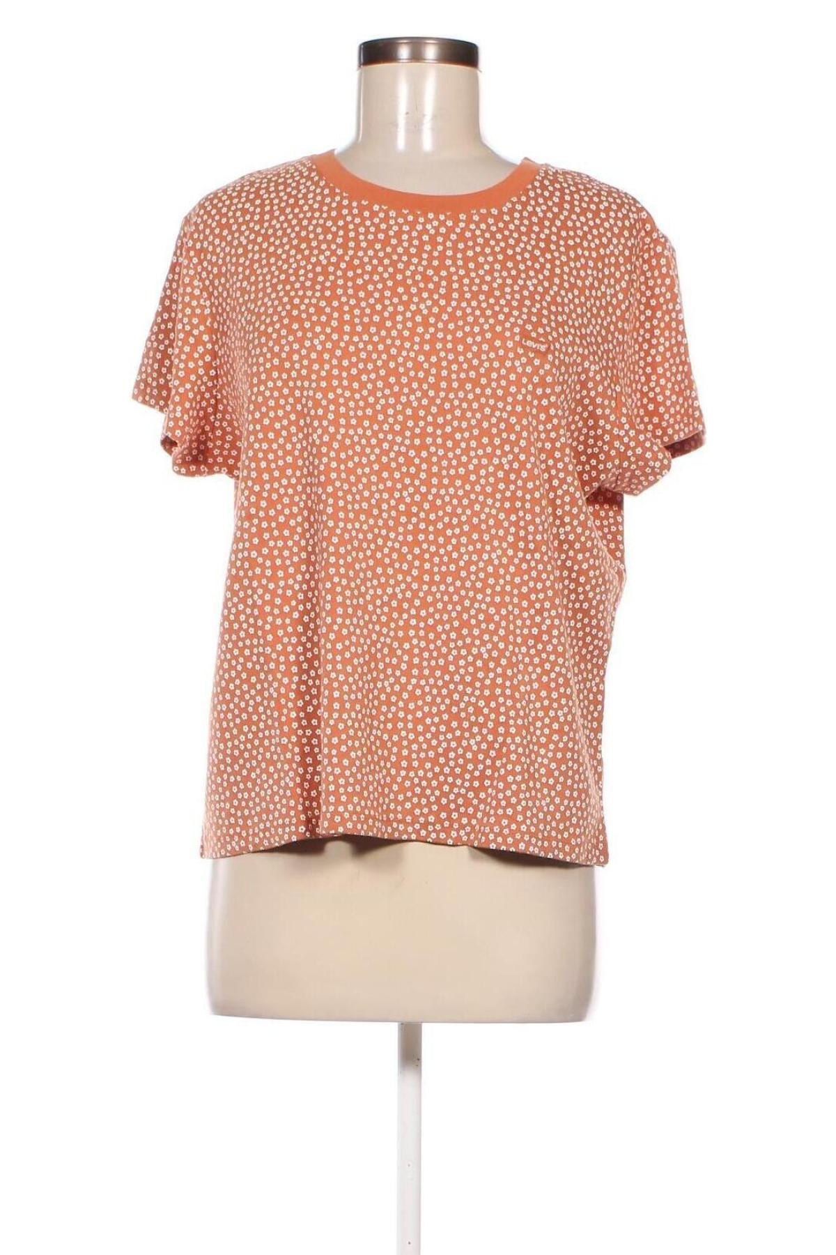 Γυναικείο t-shirt Levi's, Μέγεθος XXL, Χρώμα Πορτοκαλί, Τιμή 31,96 €
