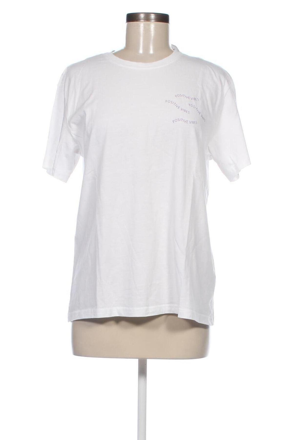 Γυναικείο t-shirt MSCH, Μέγεθος M, Χρώμα Λευκό, Τιμή 18,56 €
