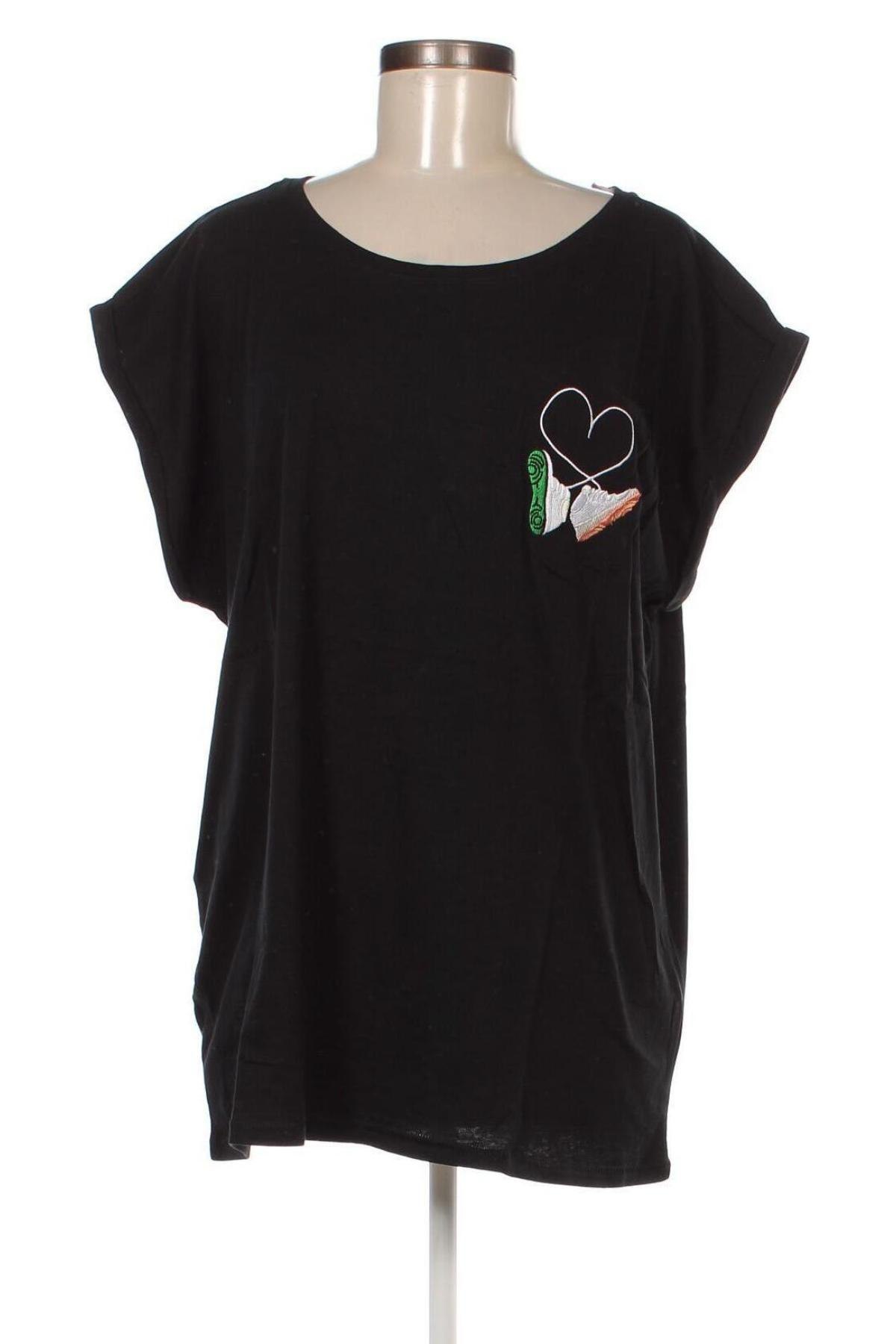 Γυναικείο t-shirt Mister Tee, Μέγεθος XXL, Χρώμα Μαύρο, Τιμή 9,28 €