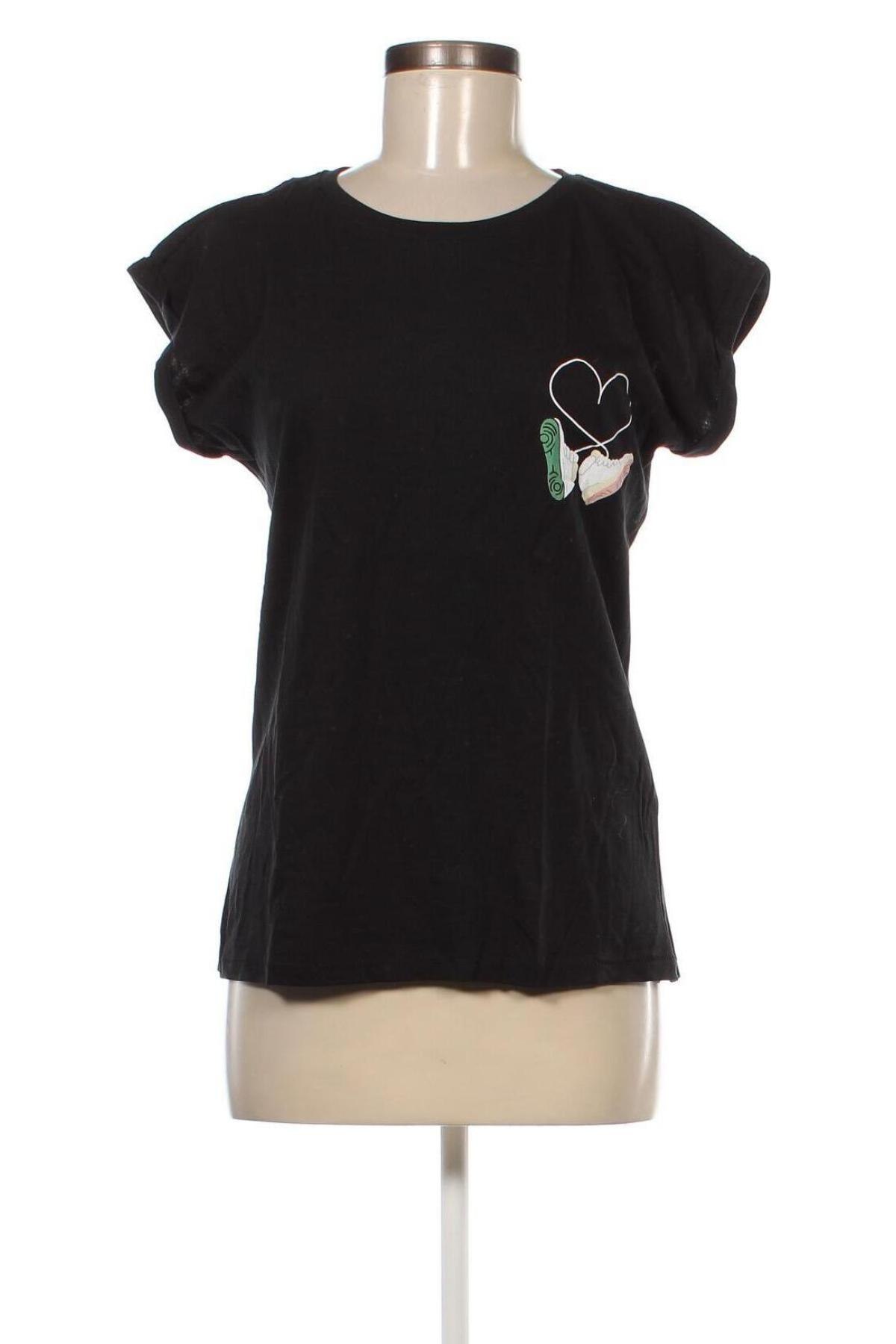 Γυναικείο t-shirt Mister Tee, Μέγεθος XS, Χρώμα Μαύρο, Τιμή 18,56 €