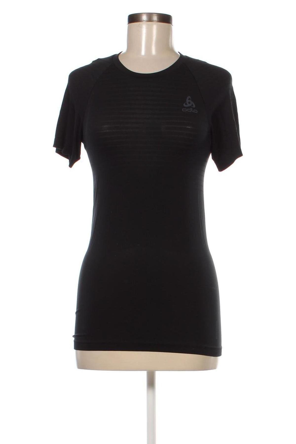 Γυναικείο t-shirt Odlo, Μέγεθος M, Χρώμα Μαύρο, Τιμή 11,14 €