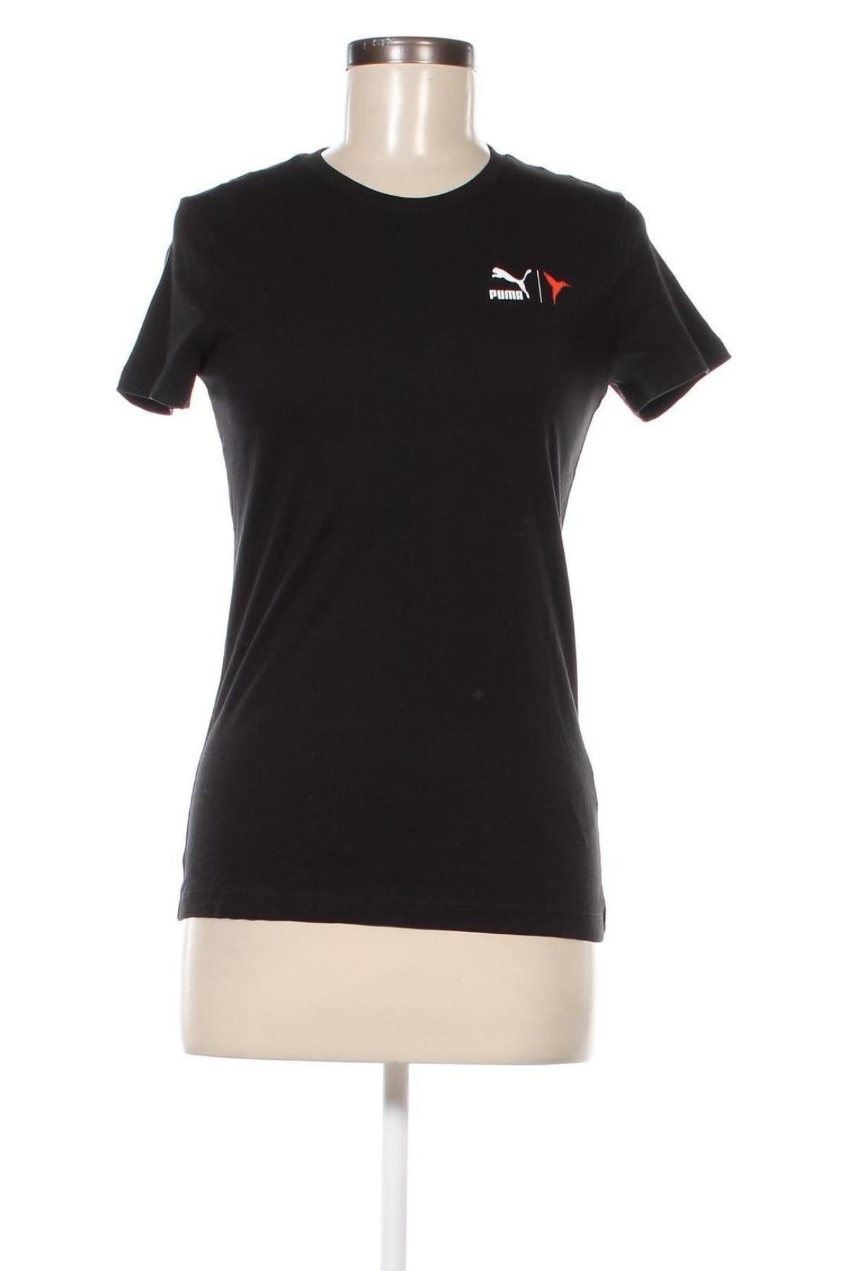 Дамска тениска PUMA, Размер XS, Цвят Черен, Цена 21,70 лв.