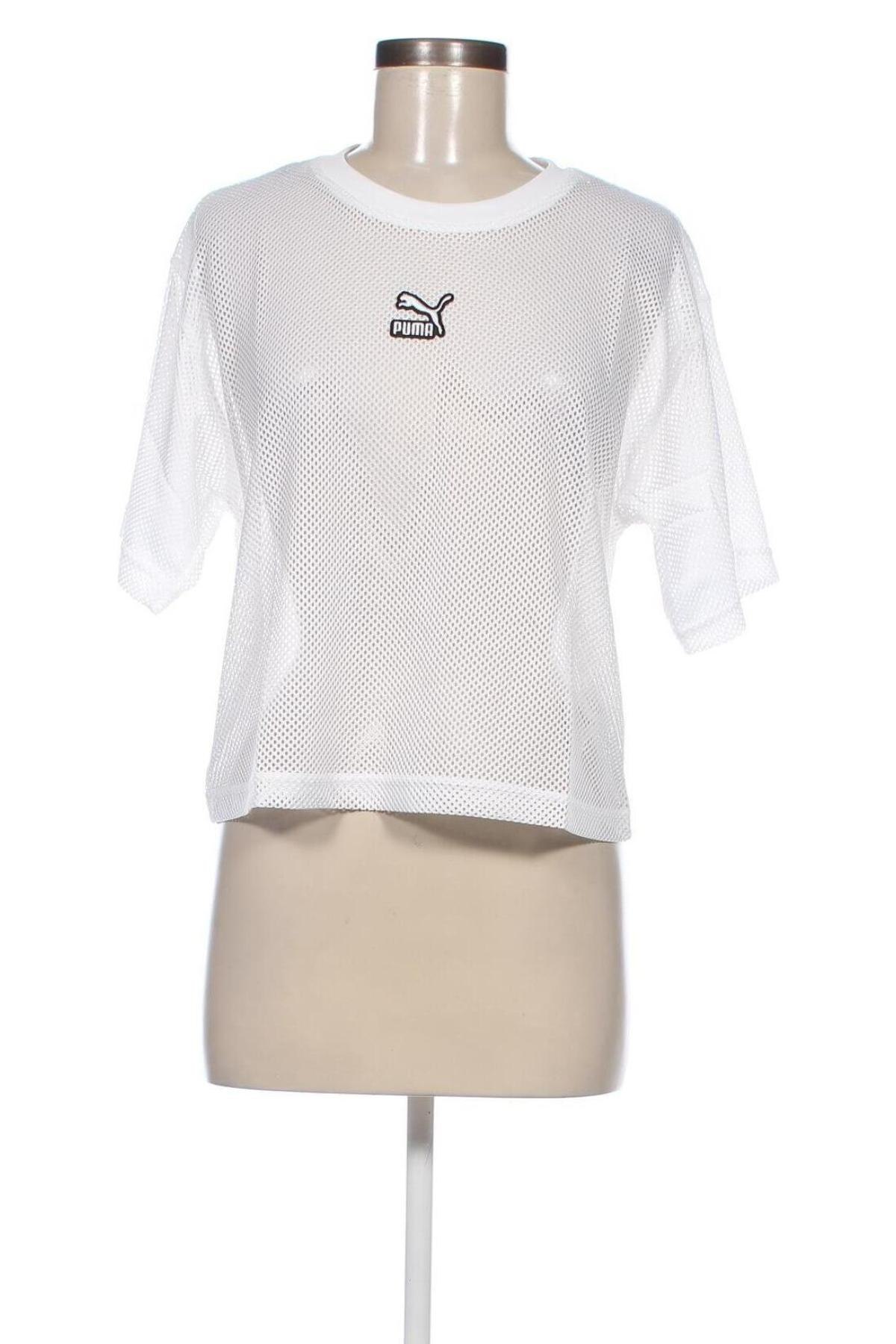 Γυναικείο t-shirt PUMA, Μέγεθος S, Χρώμα Λευκό, Τιμή 8,31 €