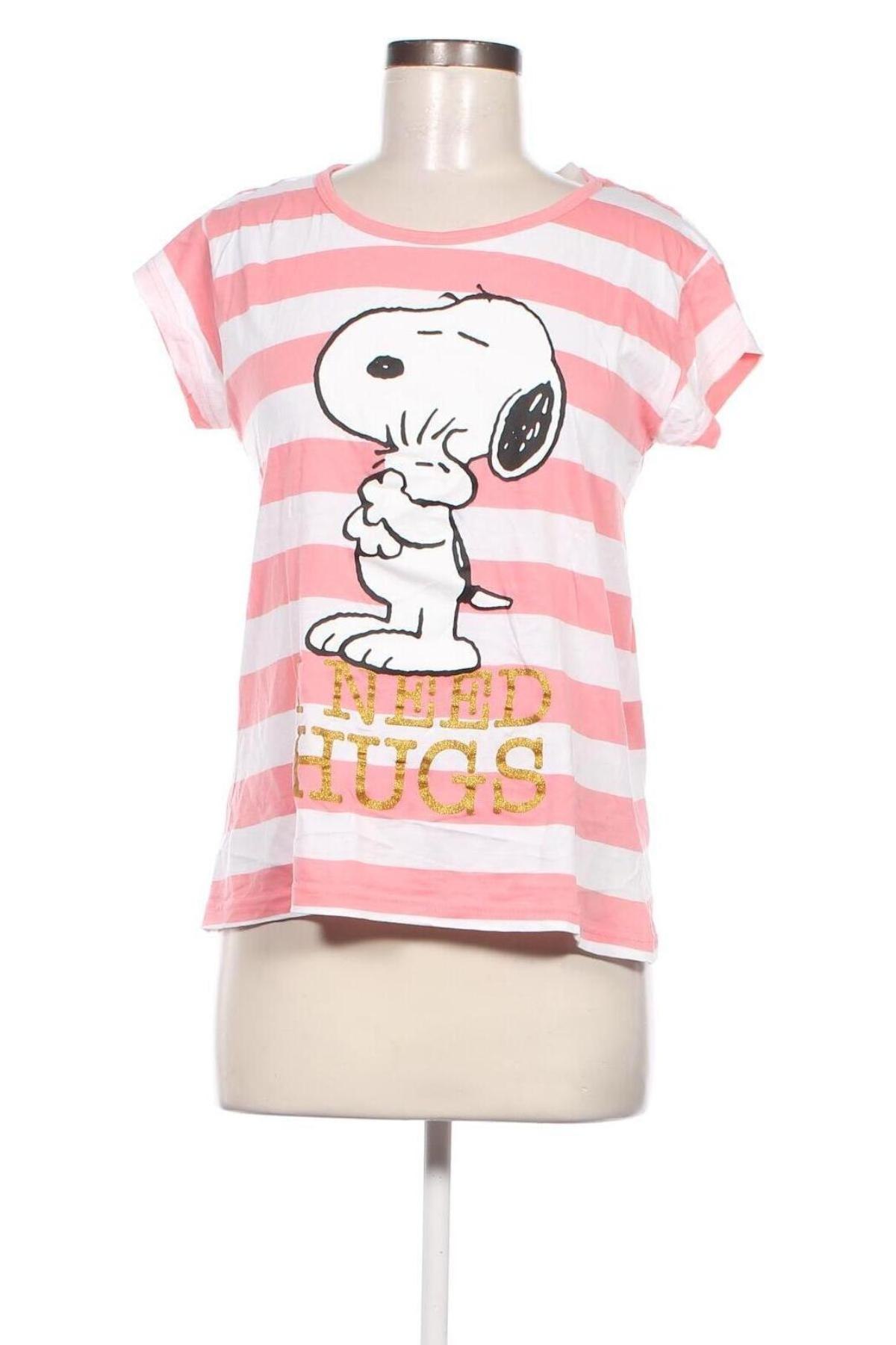 Γυναικείο t-shirt Peanuts, Μέγεθος M, Χρώμα Ρόζ , Τιμή 6,67 €